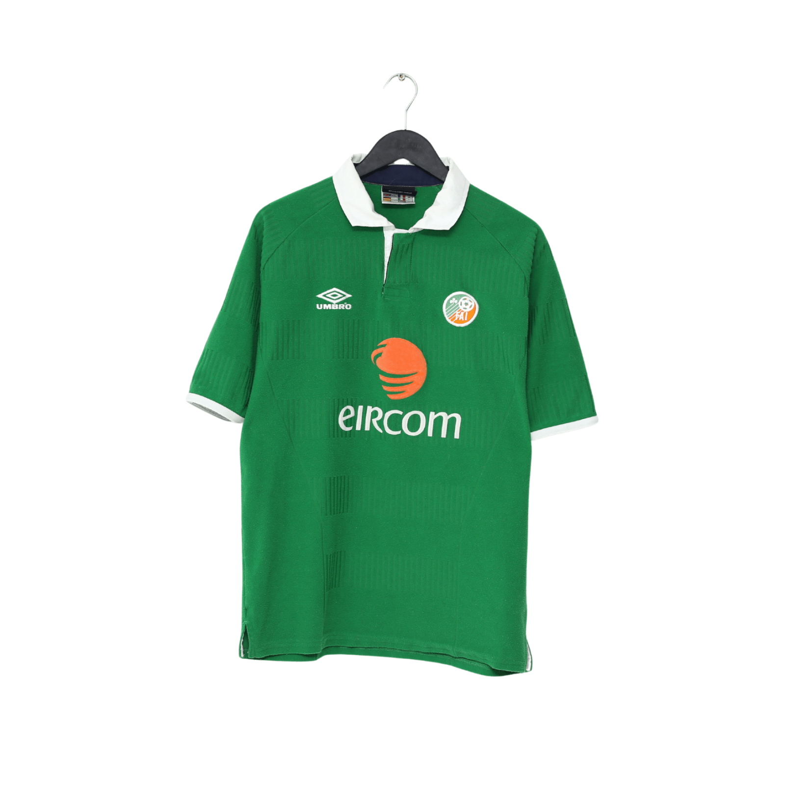 2000/01 KEANE #6 Ireland Vintage Umbro Home Football Shirt (M/L) Man United