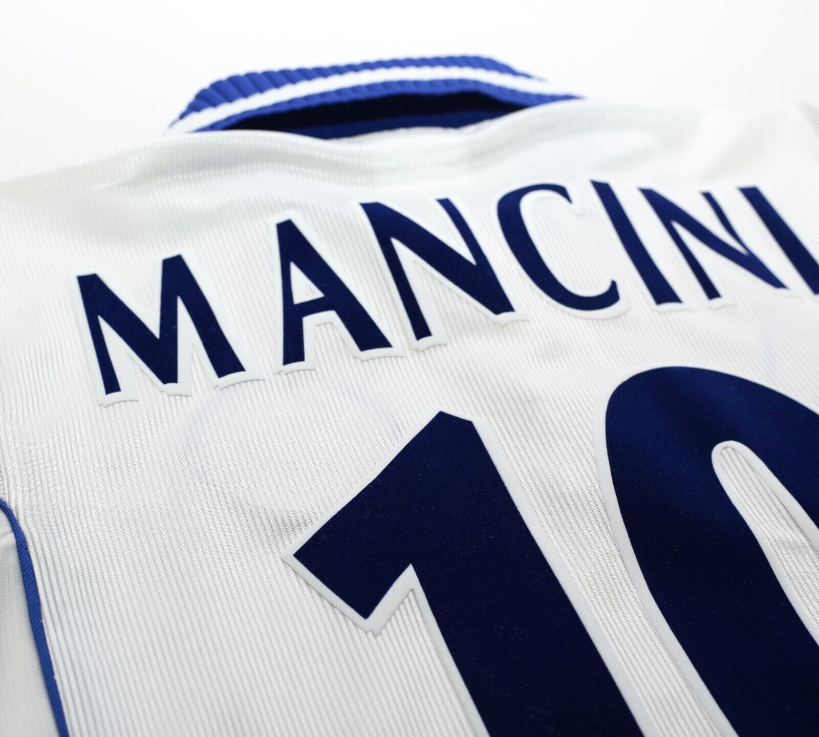 2000/01 MANCINI #10 Leicester City Vintage LCS Away Football Shirt (XS/S) 34/36