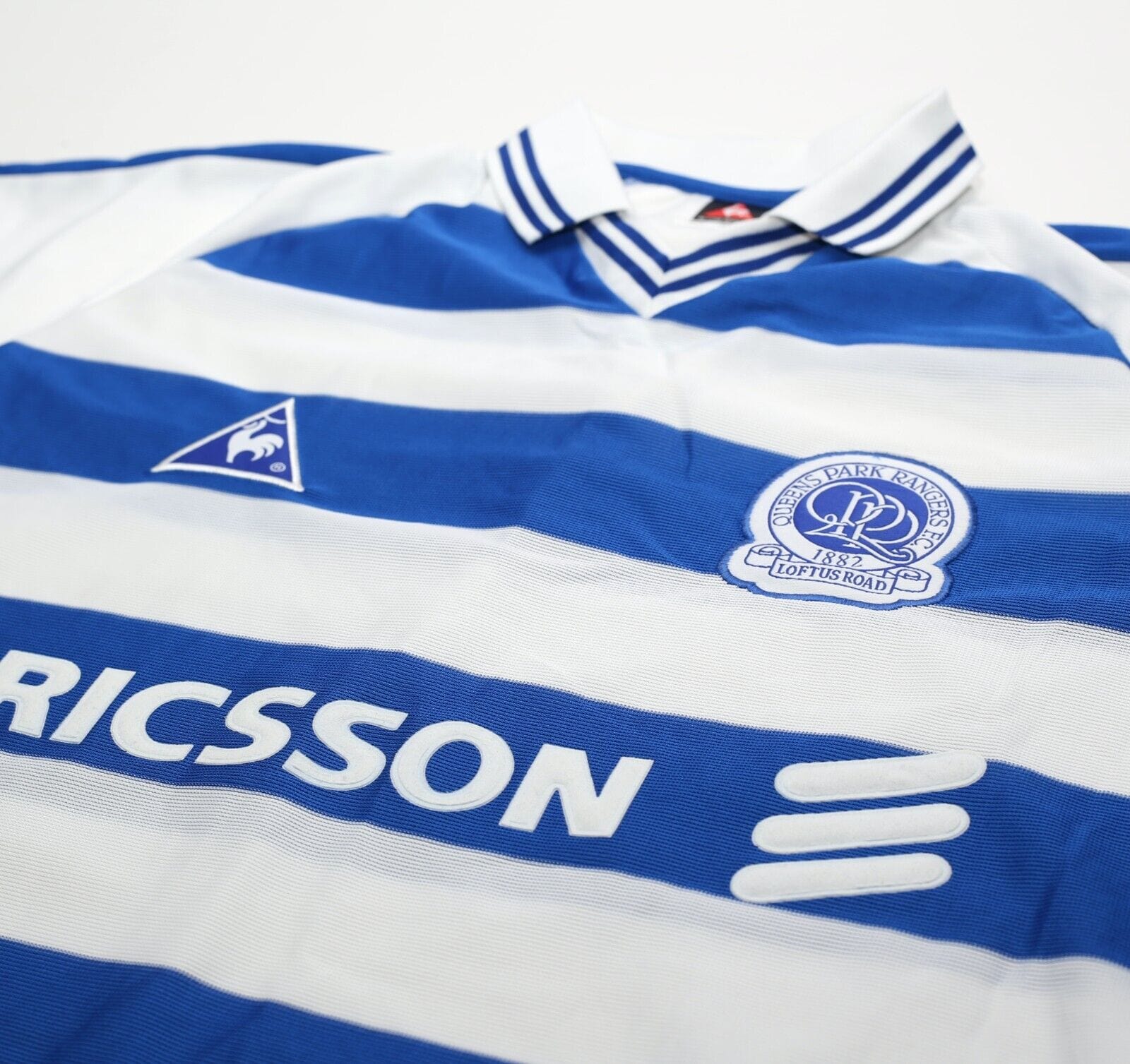 2000/01 QPR Vintage le coq sportif Home Football Shirt Jersey (L) BNWOT 42/44