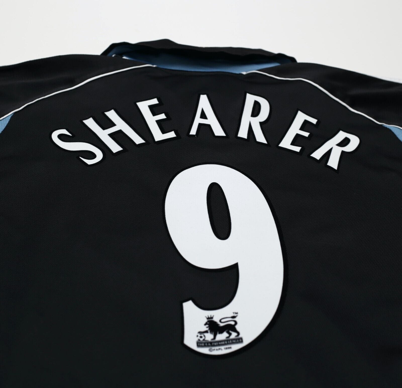 2000/01 SHEARER #9 Newcastle United Vintage adidas Away Football Shirt (L)
