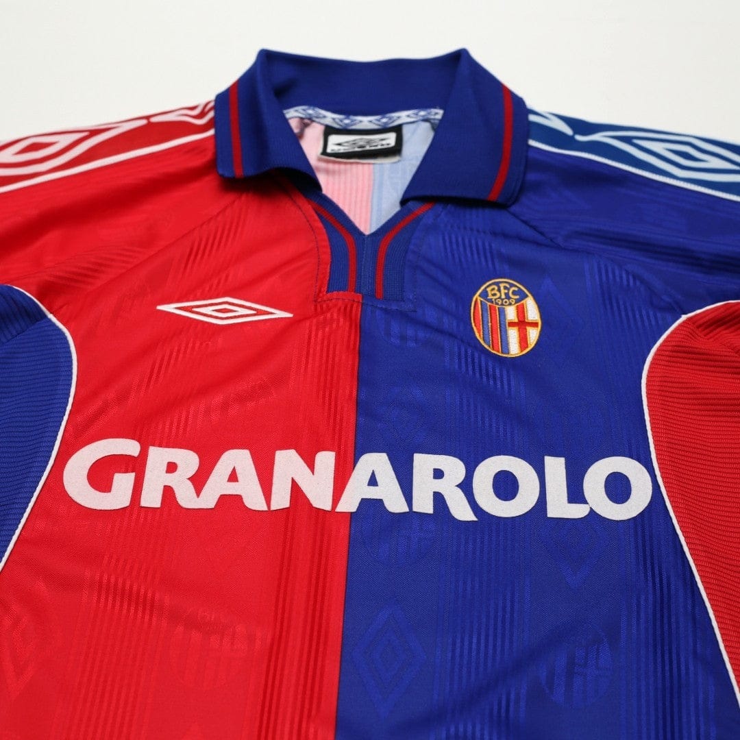 2000/01 Signori #10 Bologna Vintage Umbro Home Football Shirt (M)