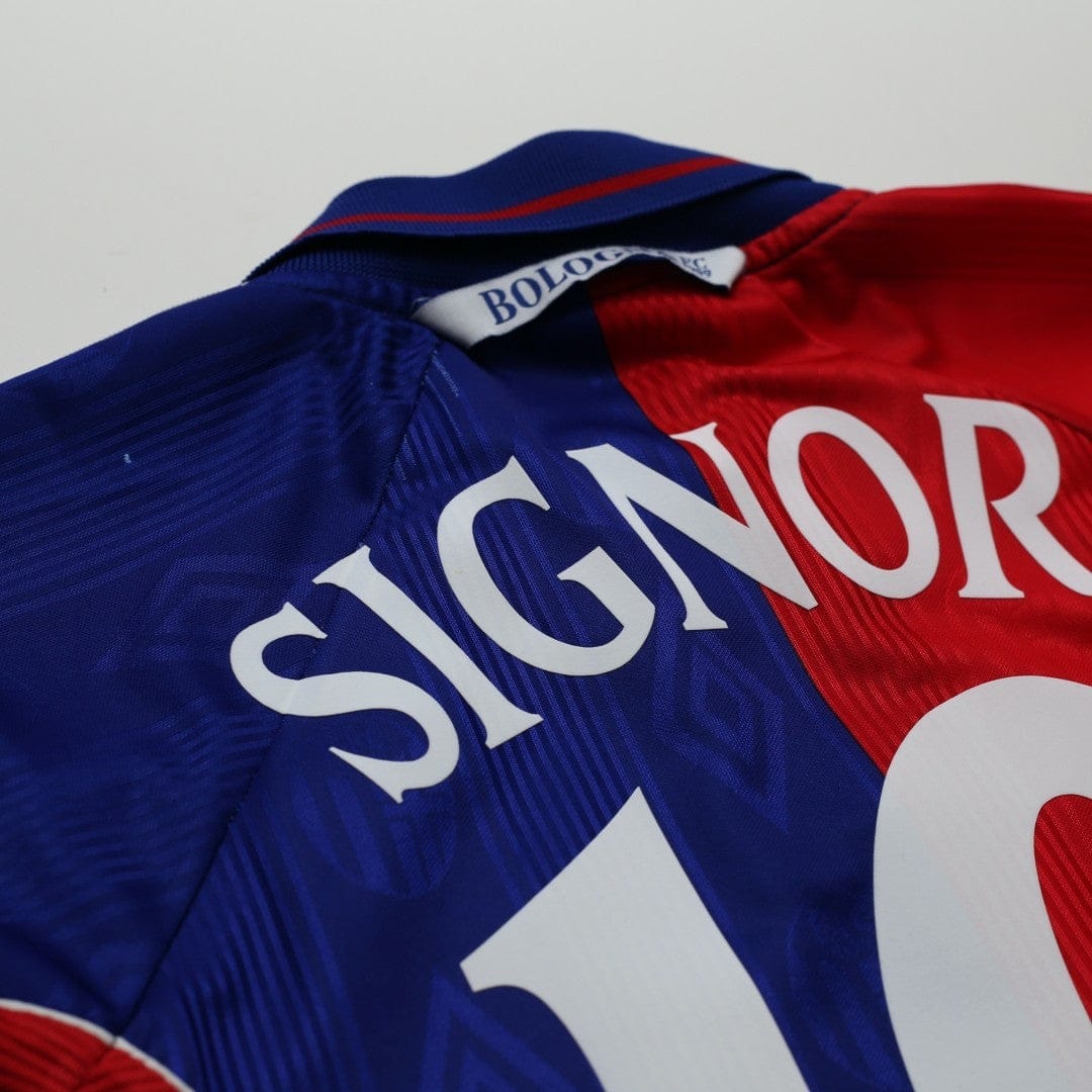 2000/01 Signori #10 Bologna Vintage Umbro Home Football Shirt (M)