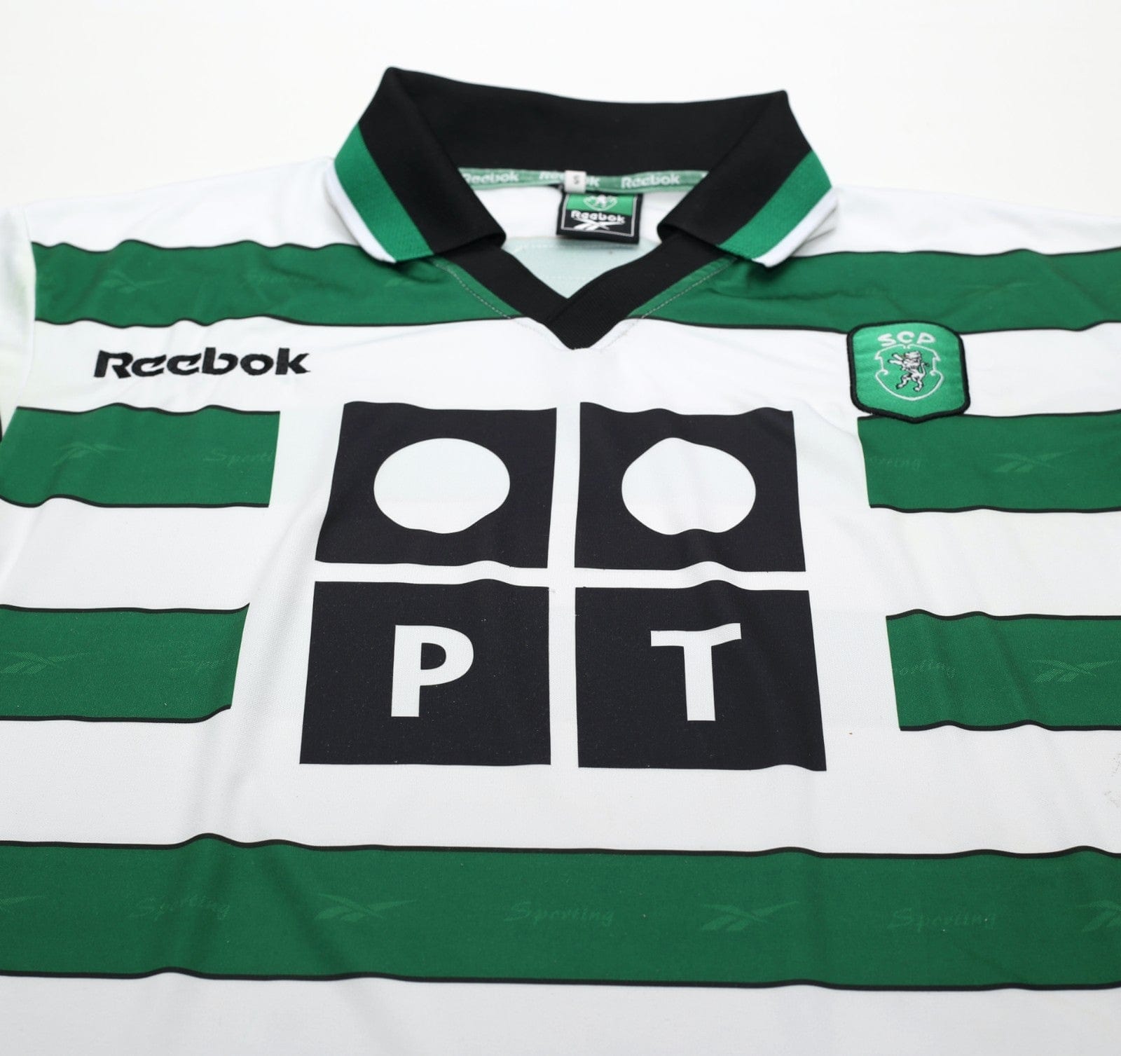 2000/01 SPORTING CP Vintage Reebok Home Football Shirt (S/M)