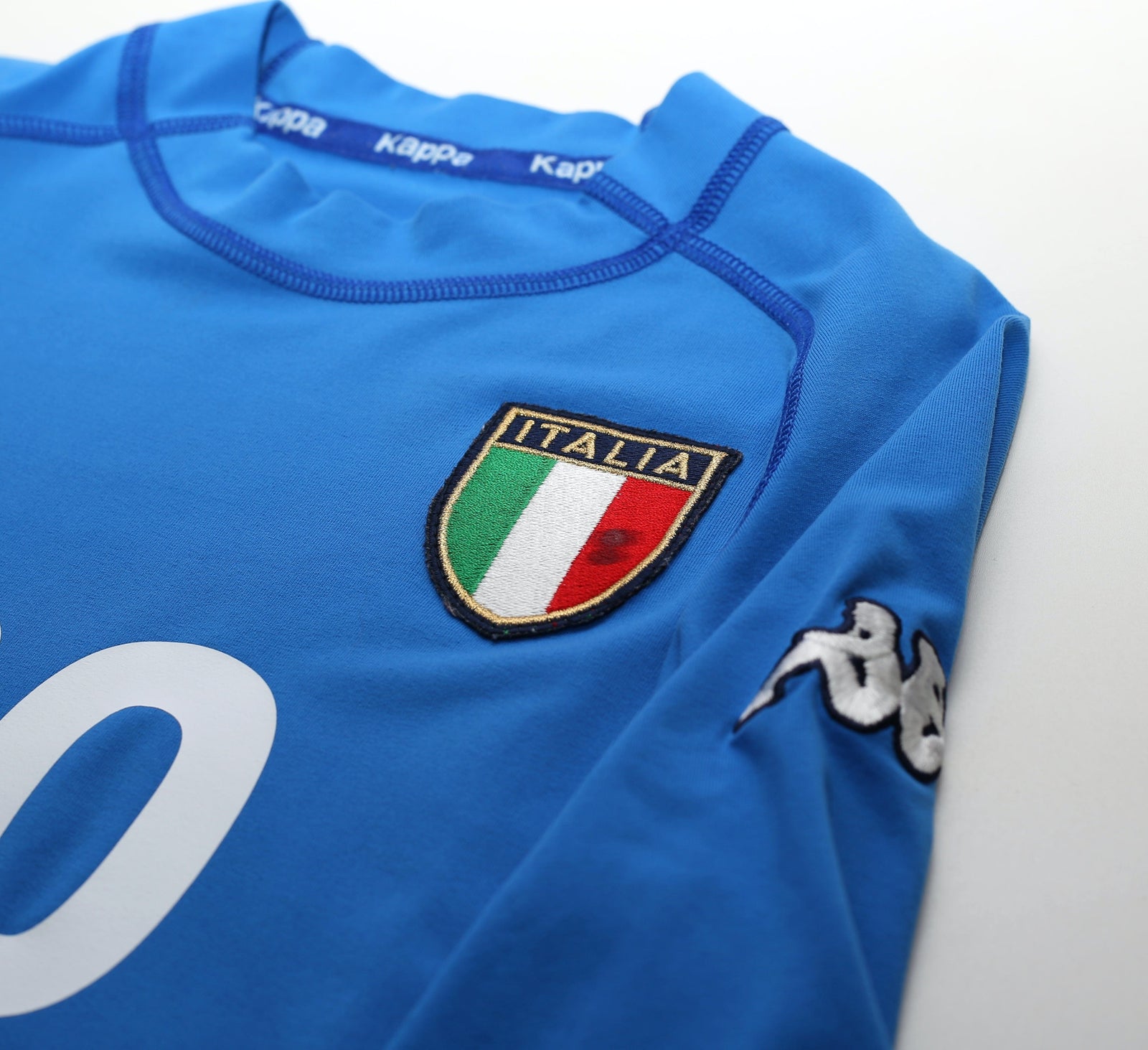 2000/01 TOTTI #10 Italy Kappa Home Football Shirt (S)