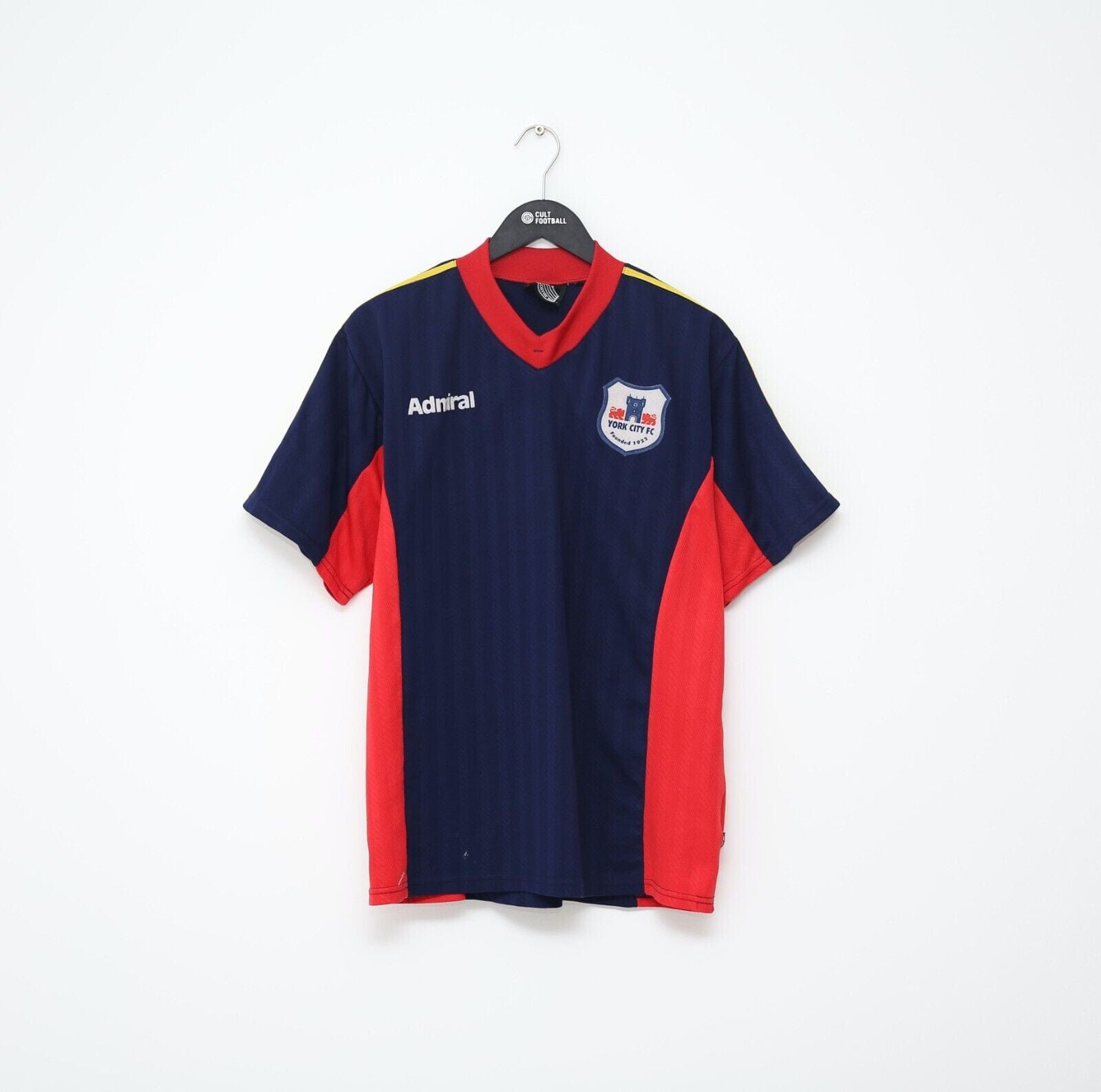 2000/01 YORK CITY Vintage Admiral Football Training Shirt (L)