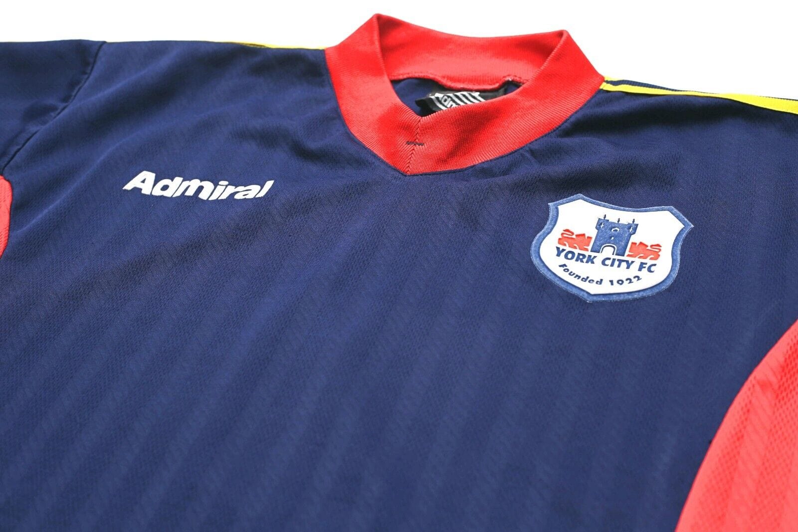 2000/01 YORK CITY Vintage Admiral Football Training Shirt (L)