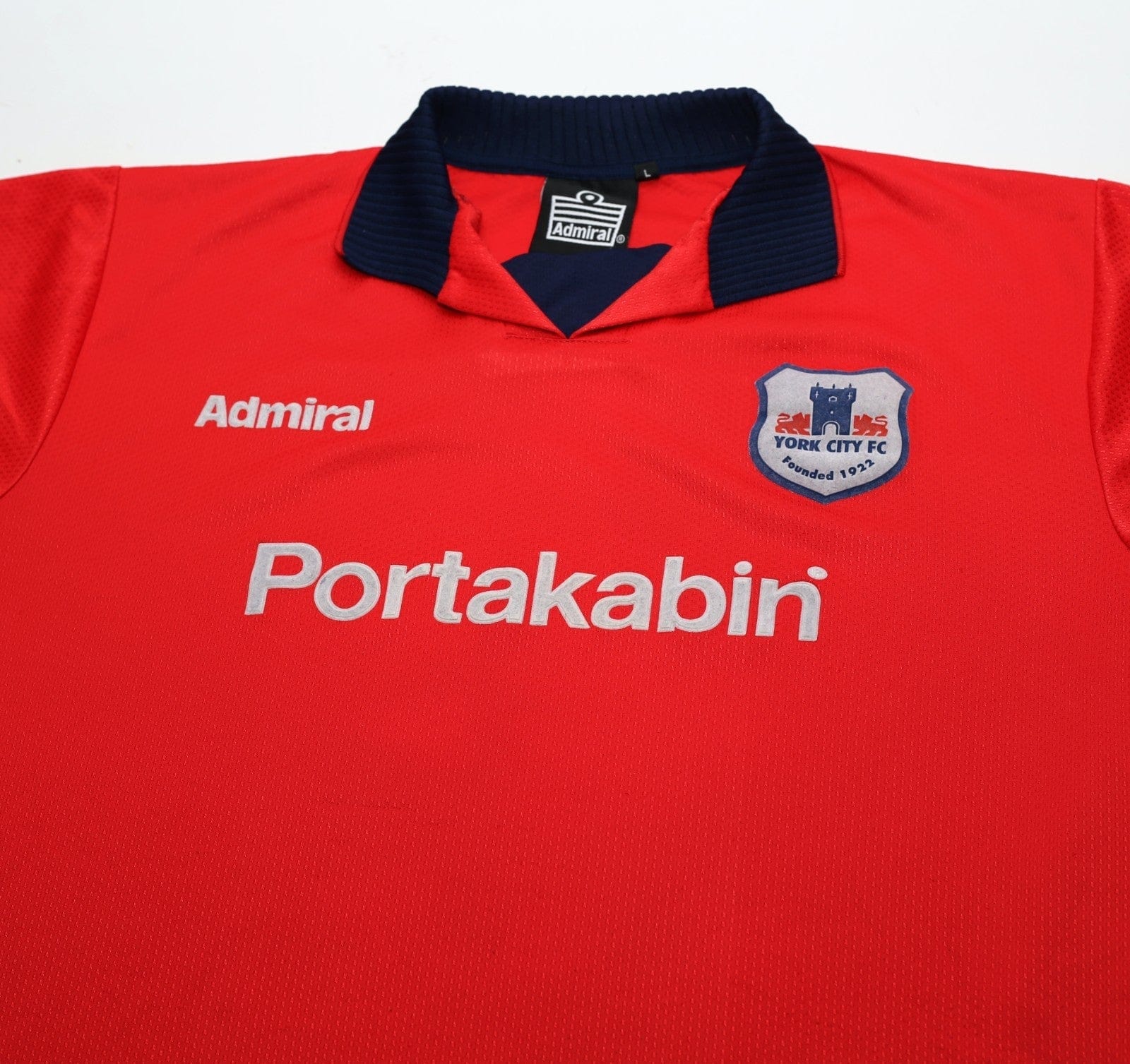 2000/01 YORK CITY Vintage Admiral Home Football Shirt (L)