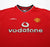 2000/02 BECKHAM #7 Manchester United Vintage Umbro European Home Football Shirt (L)