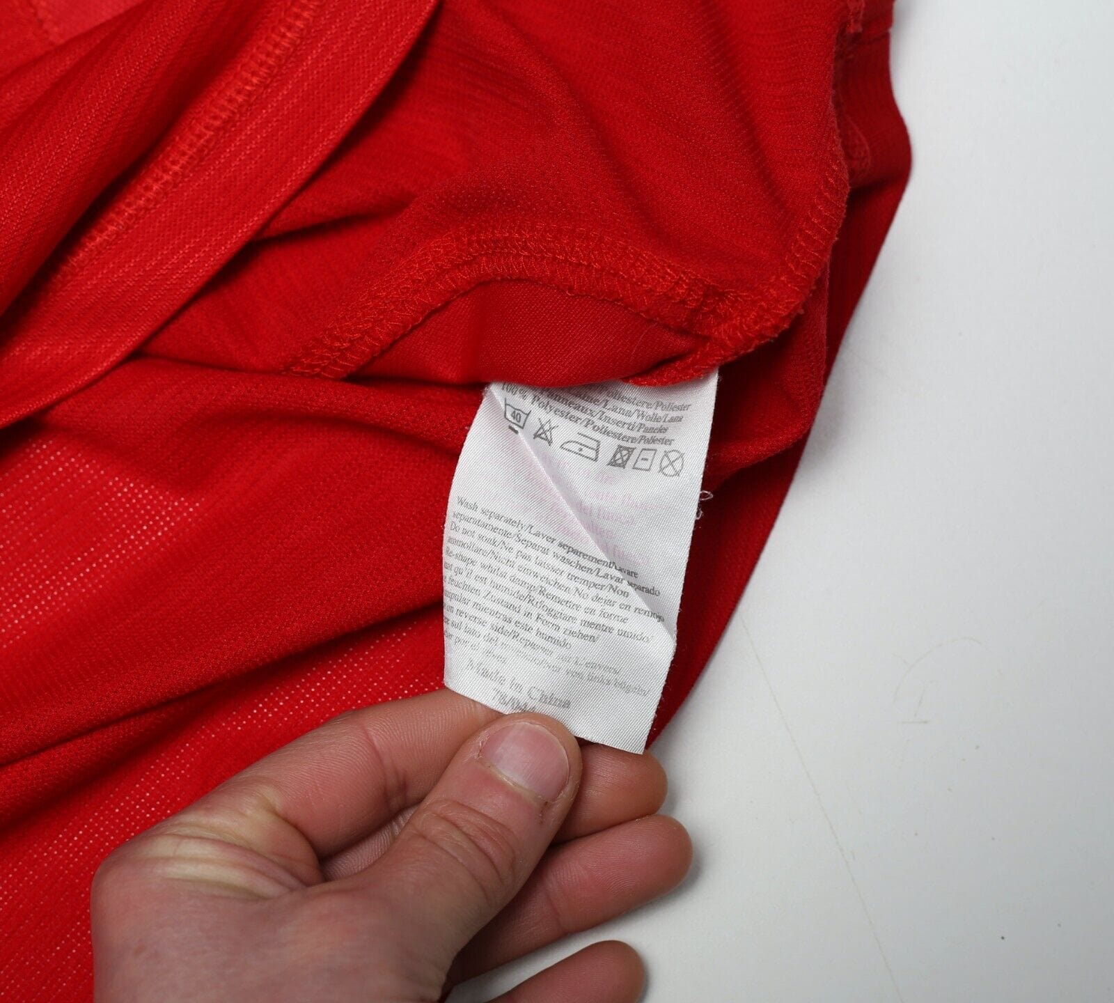 2000/02 BECKHAM #7 Manchester United Vintage Umbro UCL Home Football Shirt (L)