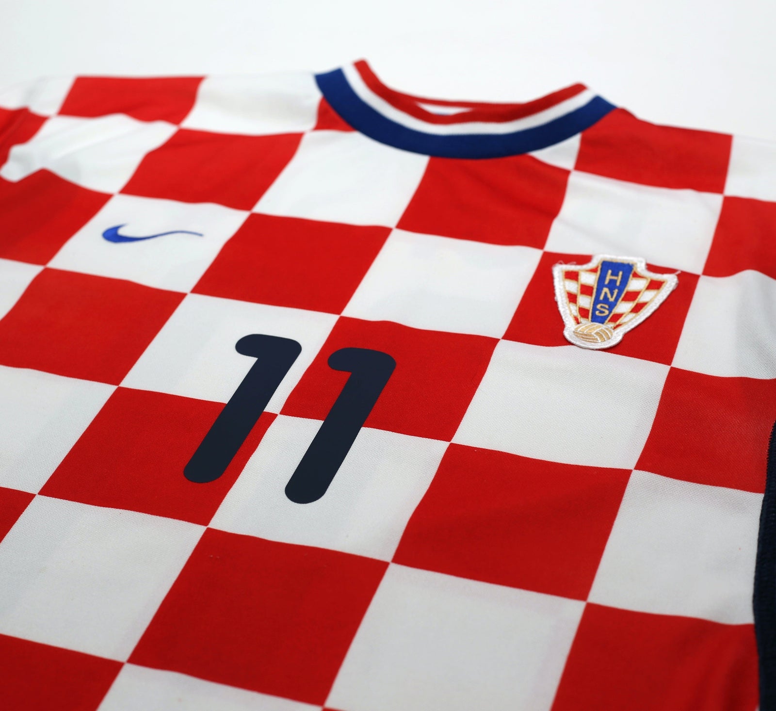 2000/02 BOKŠIČ #11 Croatia Vintage Nike Home Football Shirt (S/M)