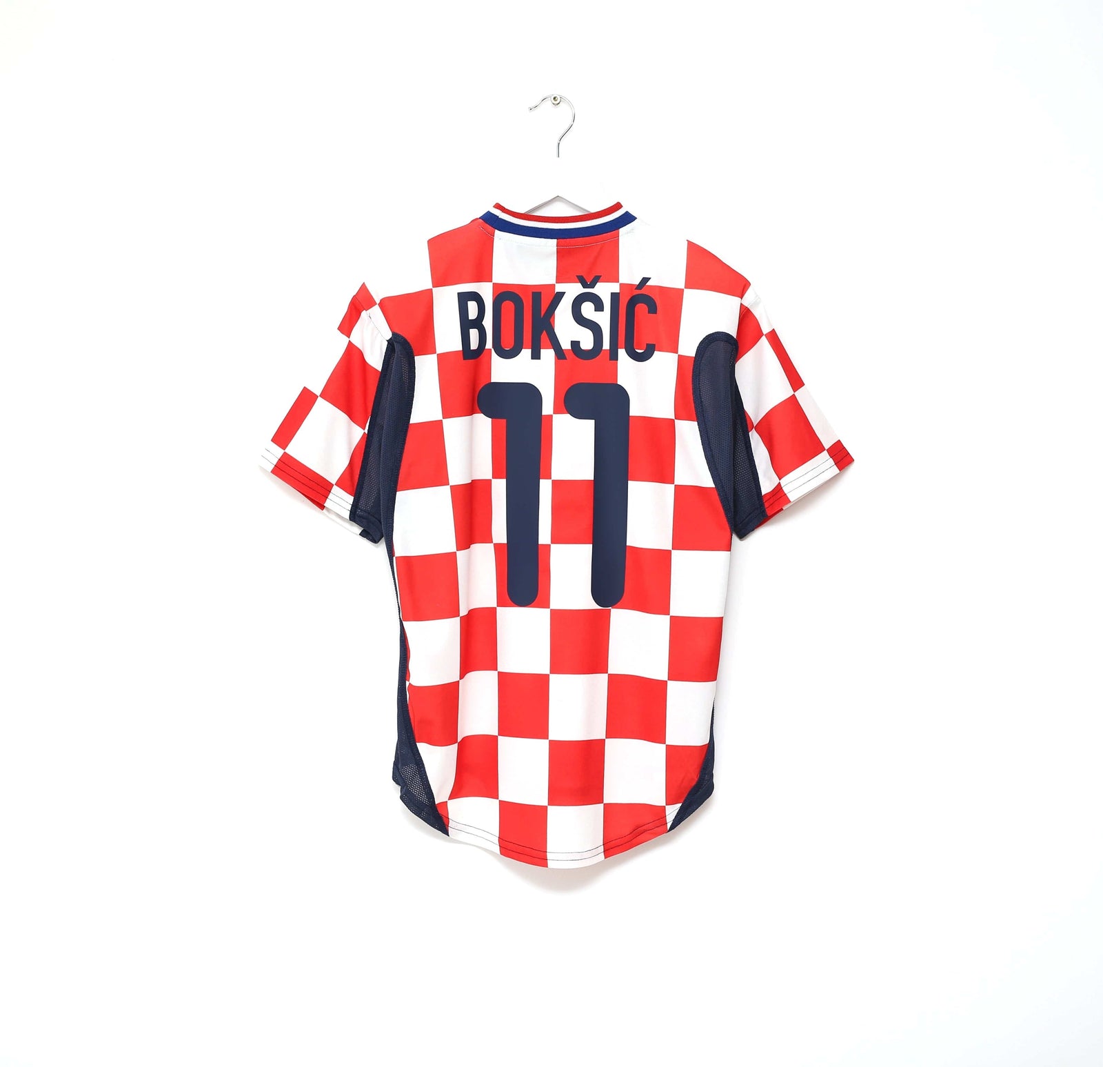 2000/02 BOKŠIČ #11 Croatia Vintage Nike Home Football Shirt (S/M)