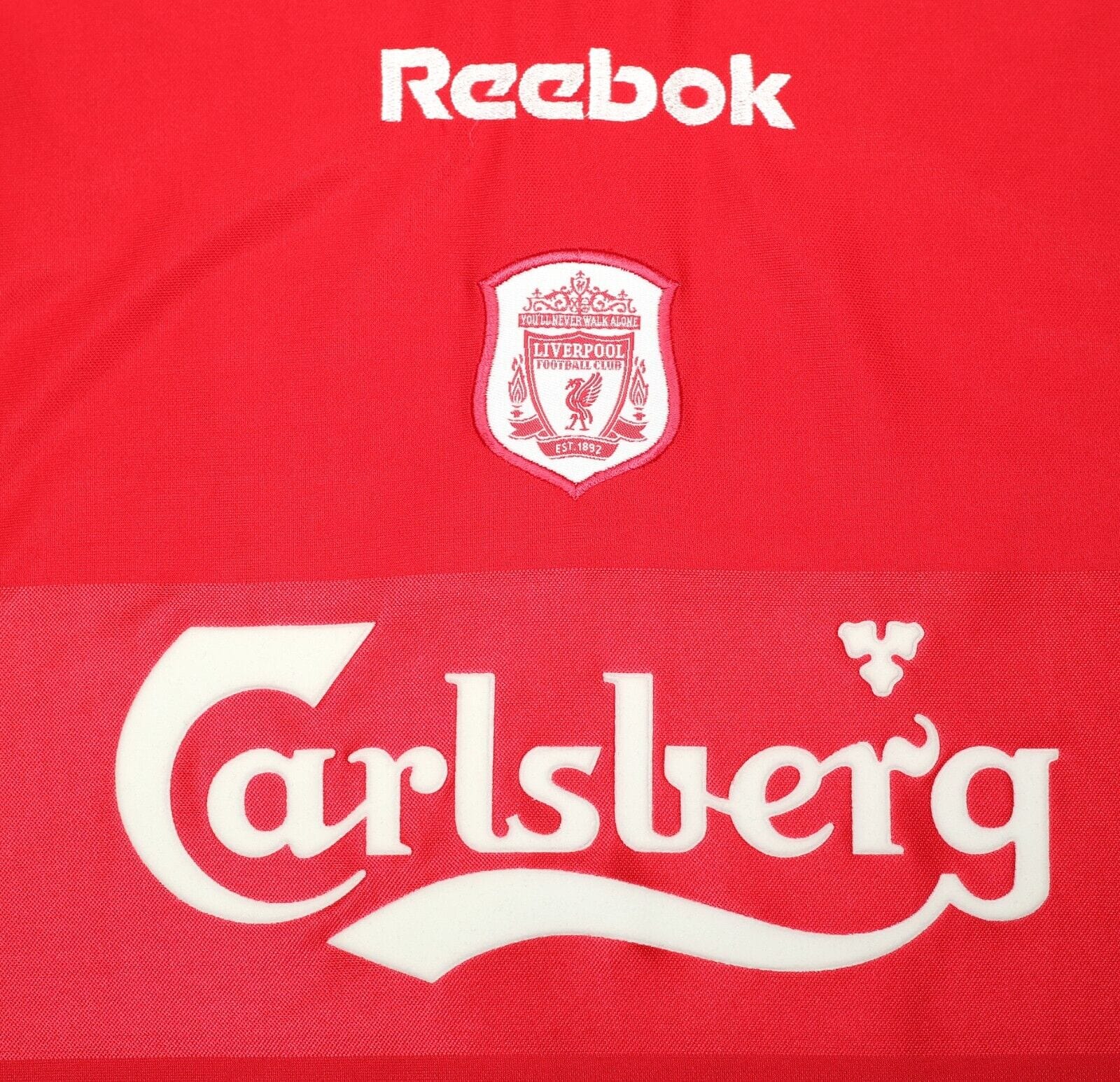 2000/02 GERRARD #17 Liverpool Vintage Reebok Home Football Shirt Jersey (M)