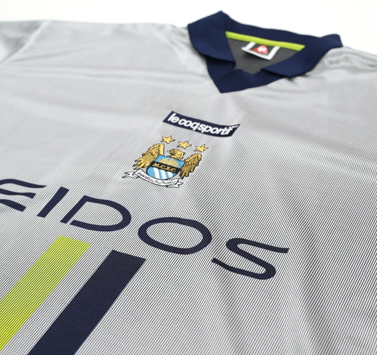 2000/02 HAALAND #15 Manchester City Vintage LCS Away Football Shirt (XXXL) 50/52