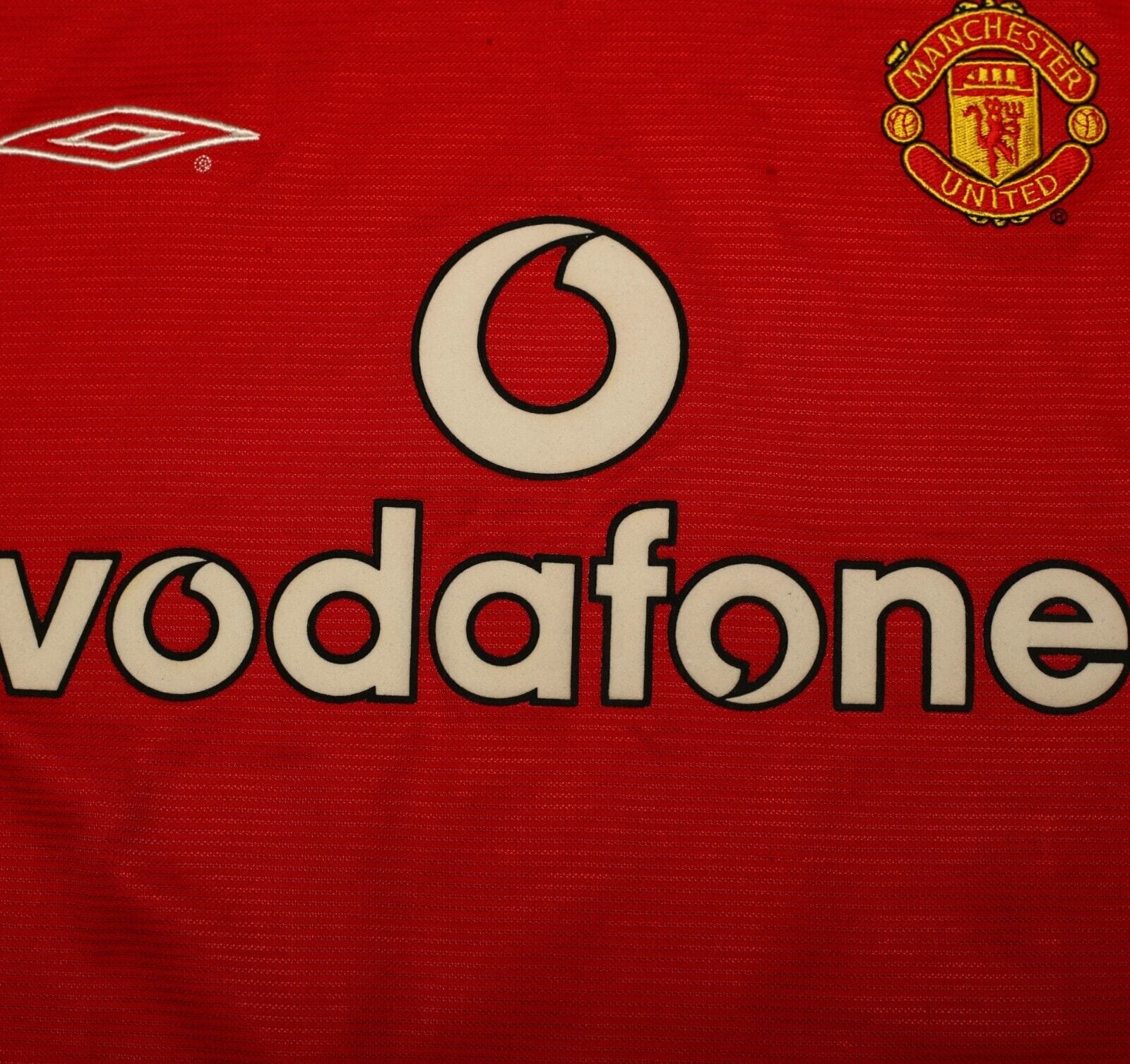 2000/02 KEANE #16 Manchester United Vintage Umbro Home Shirt (XL)