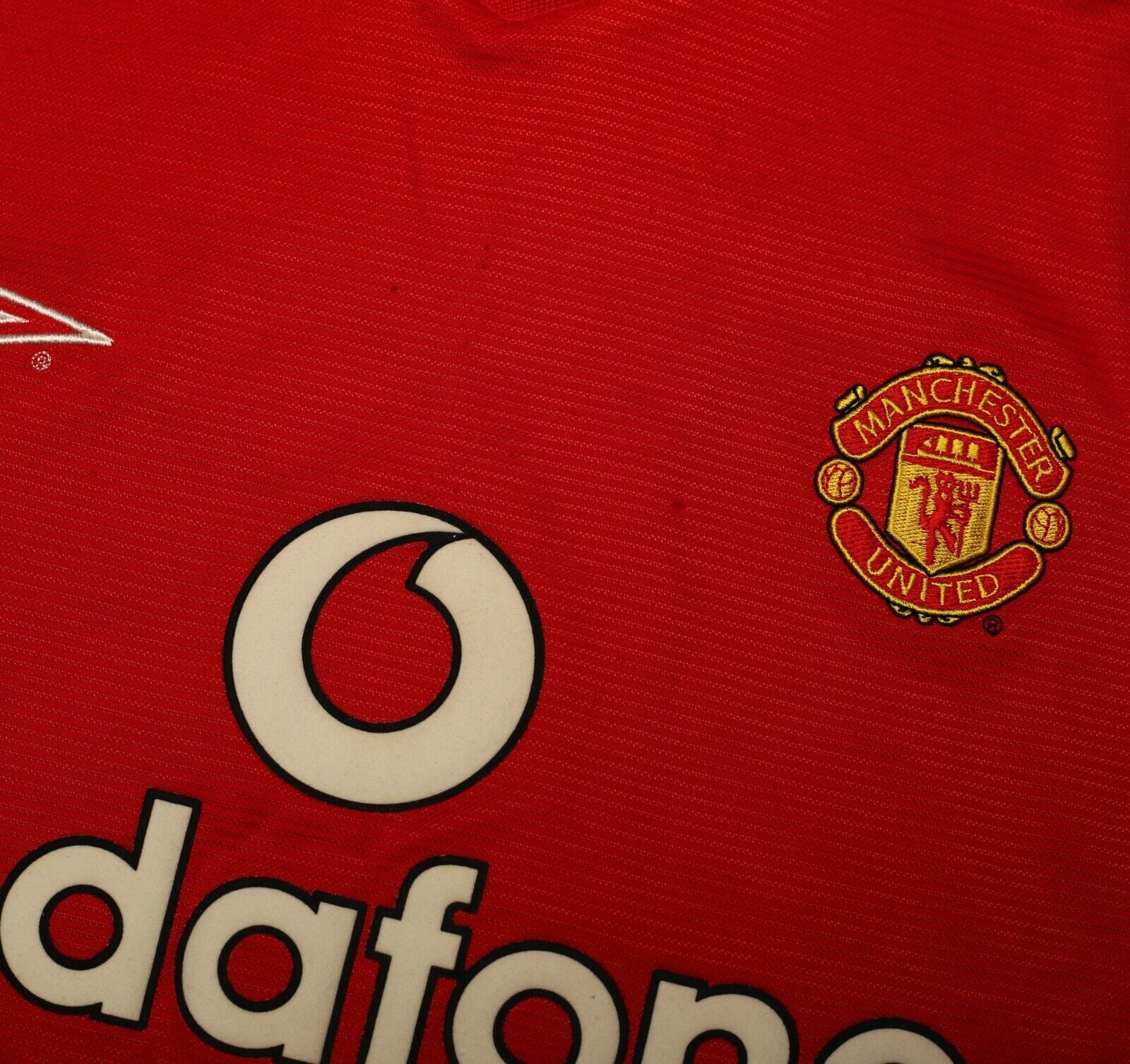 2000/02 KEANE #16 Manchester United Vintage Umbro Home Shirt (XL)