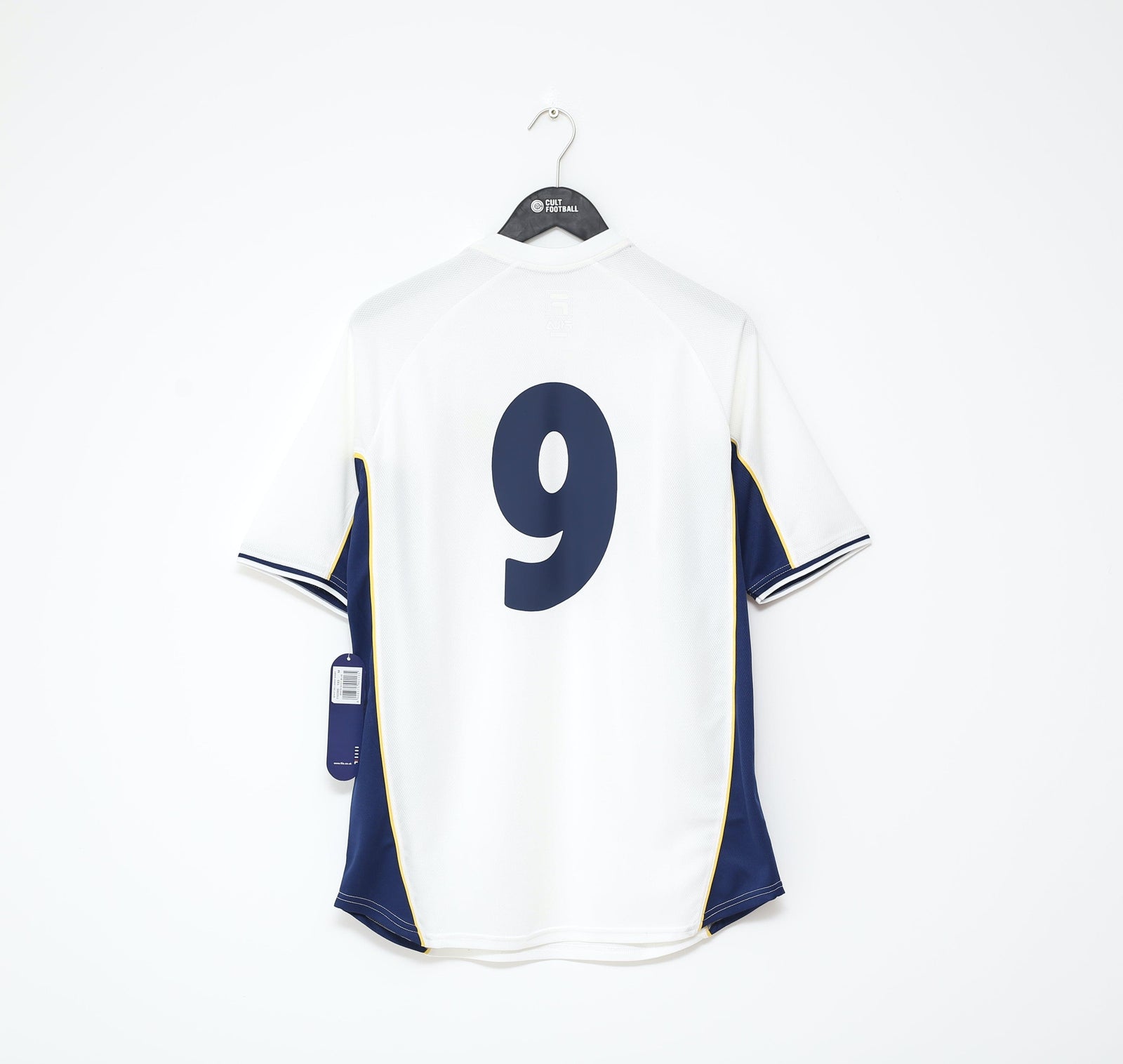 2000/02 Kevin GALLACHER #9 Scotland Vintage FILA Away Football Shirt (M) BNWT