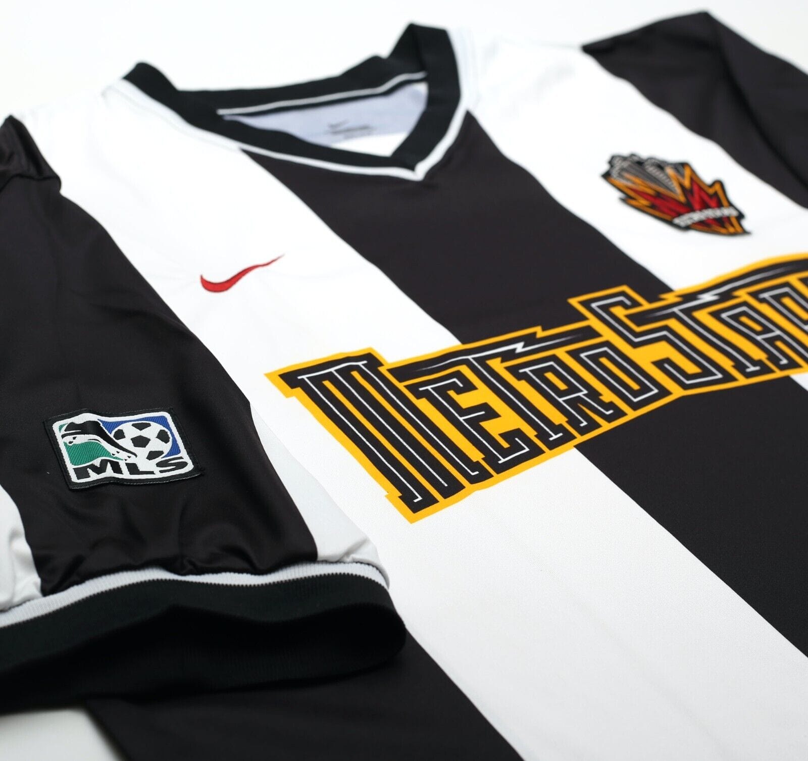 2000/02 NEW YORK/NEW JERSEY METROSTARS Vintage Nike Away Football Shirt (XL) MLS