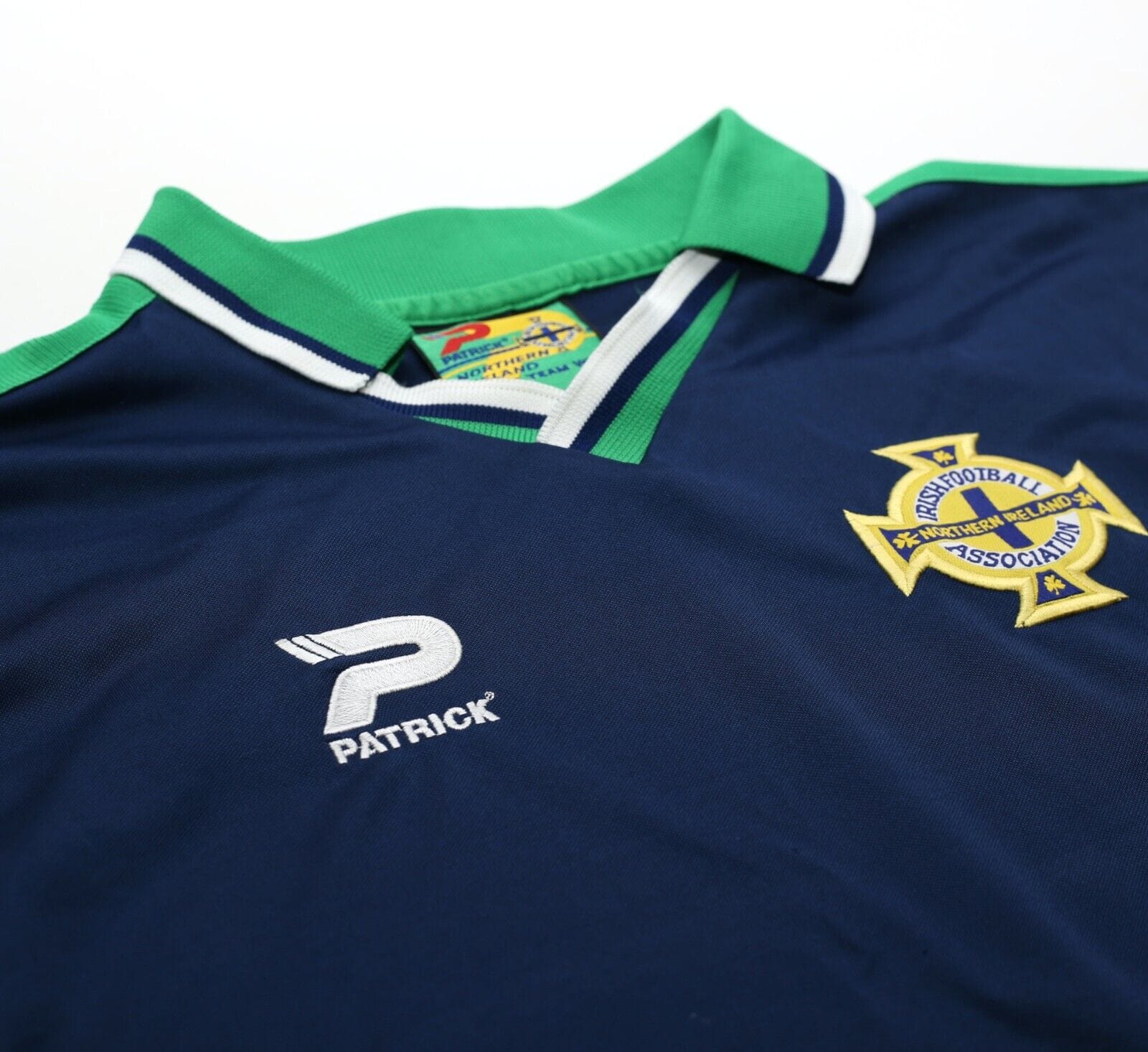 2000/02 NORTHERN IRELAND Vintage Patrick Away Football Shirt (Y/XS) 32/34