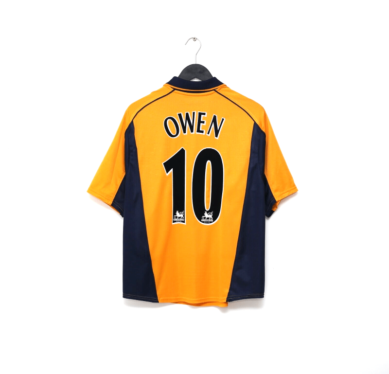 2000/02 OWEN #10 Liverpool Vintage Reebok Away Football Shirt (M)