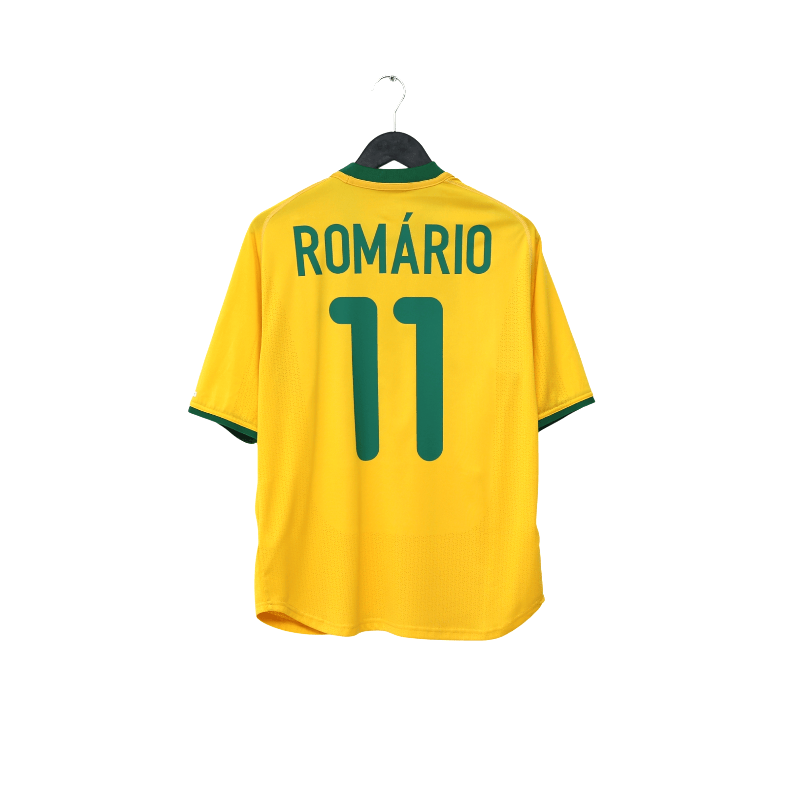 2000/02 Romario #11 Brazil Vintage Nike Home Football Shirt (S)