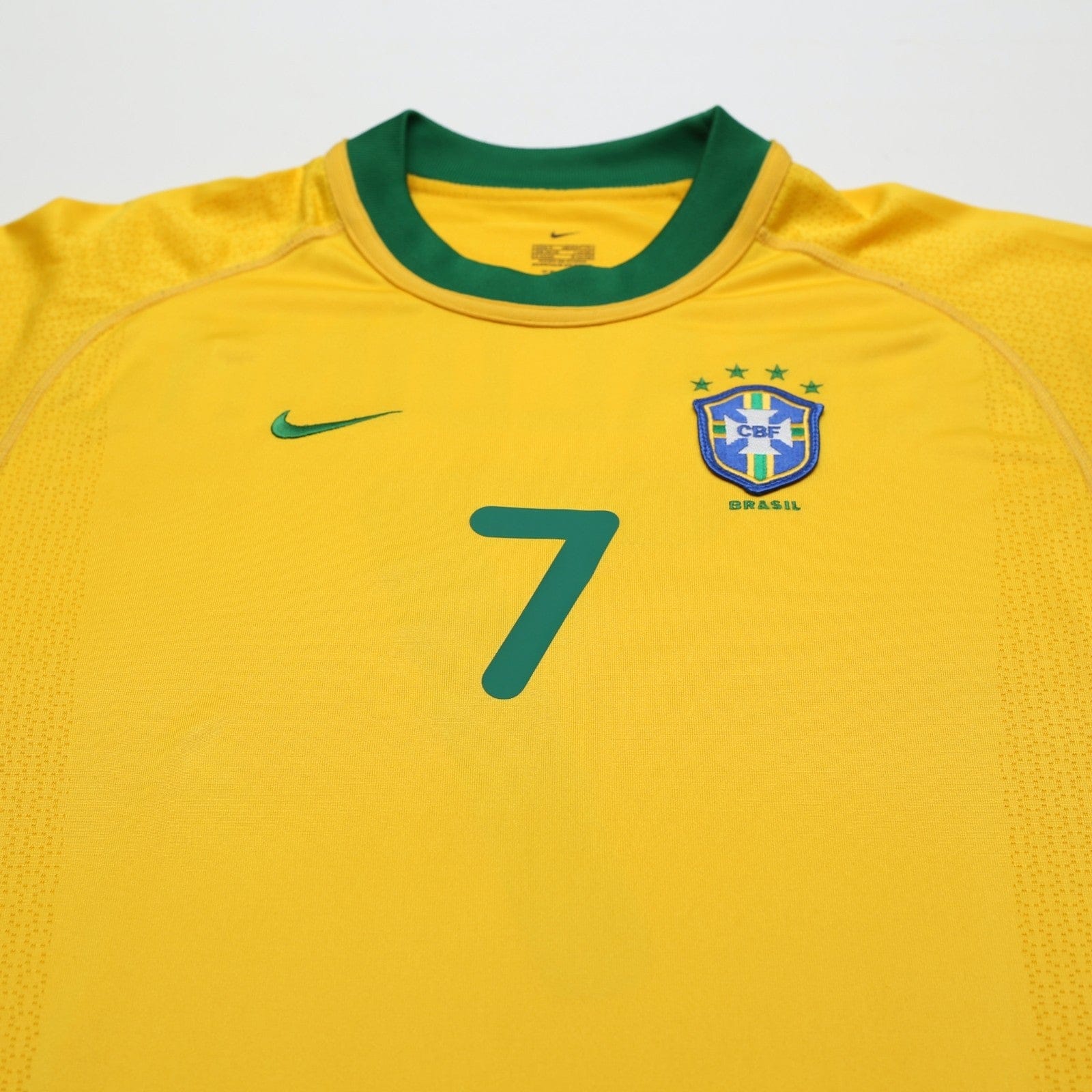 2000/02 Ronaldinho #7 Brazil Vintage Nike Home Football Shirt (S) Olympics 2000
