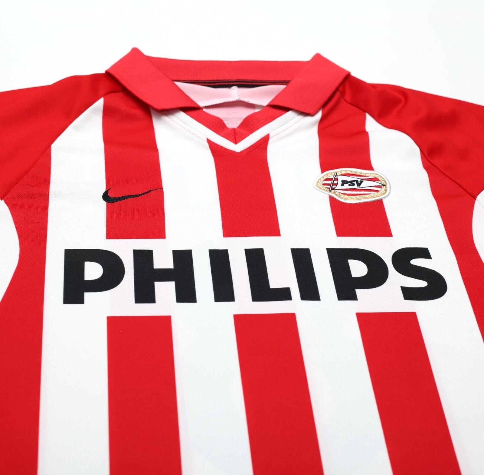 2000/02 VAN NISTELROOY #8 PSV Vintage Nike Home Football Shirt (L)