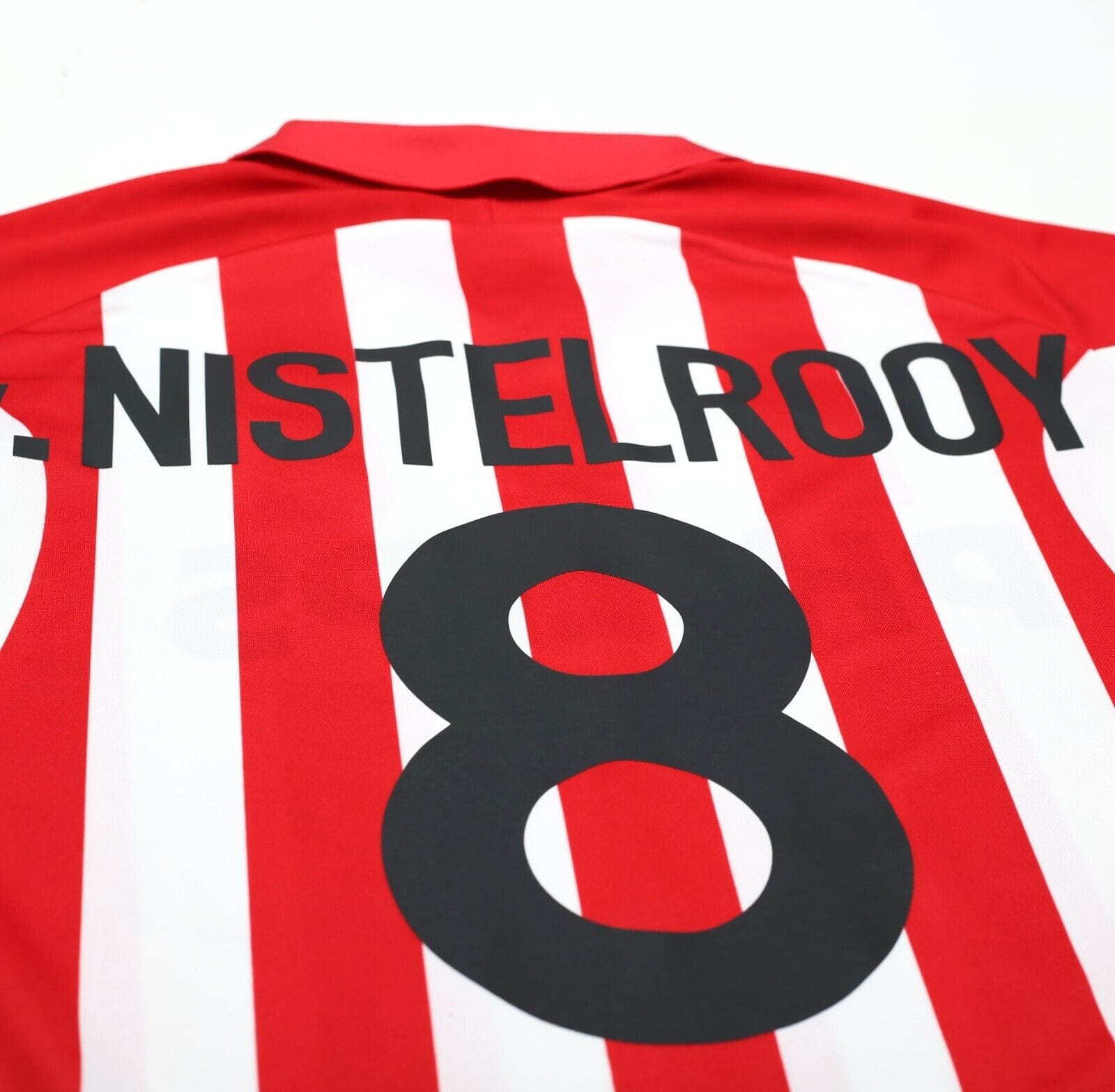 2000/02 VAN NISTELROOY #8 PSV Vintage Nike Home Football Shirt (L)