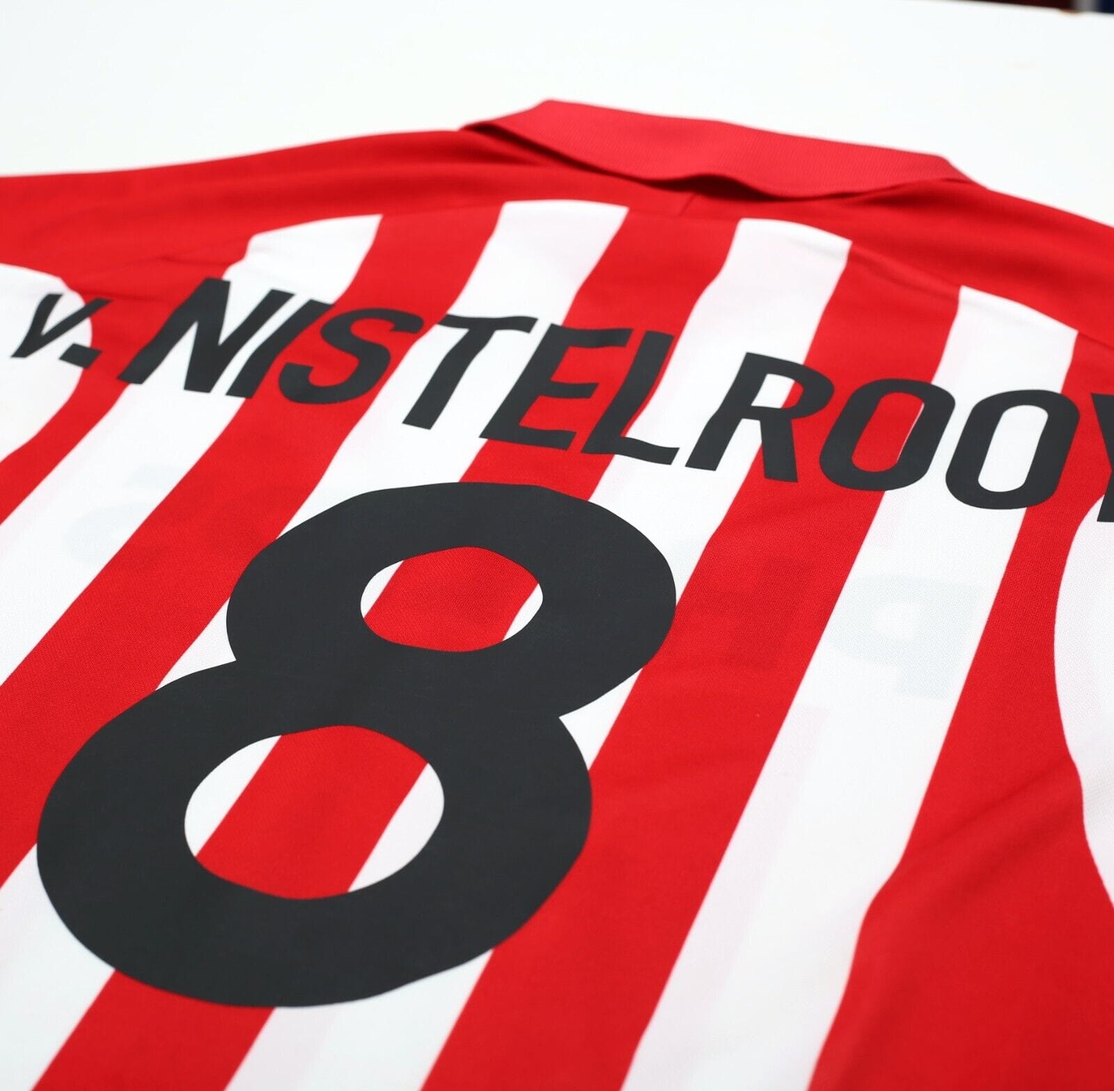 2000/02 VAN NISTELROOY #8 PSV Vintage Nike Home Football Shirt (L)