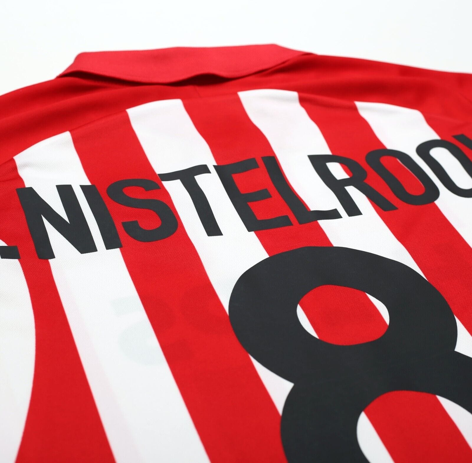 2000/02 VAN NISTELROOY #8 PSV Vintage Nike Home Football Shirt (L)