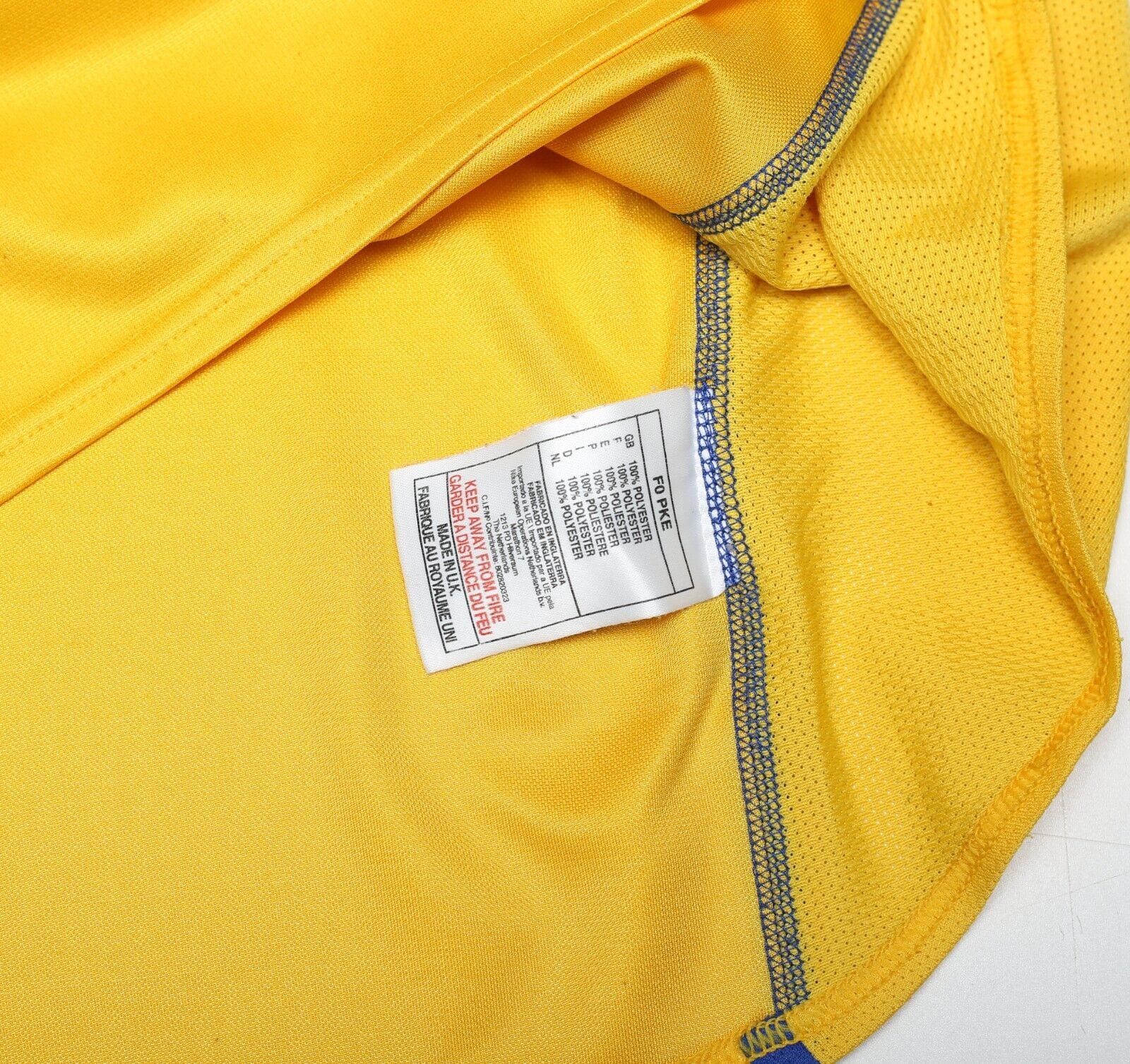 2000/02 VIDUKA #9 Leeds United Vintage Nike L/S Away Football Shirt (M)