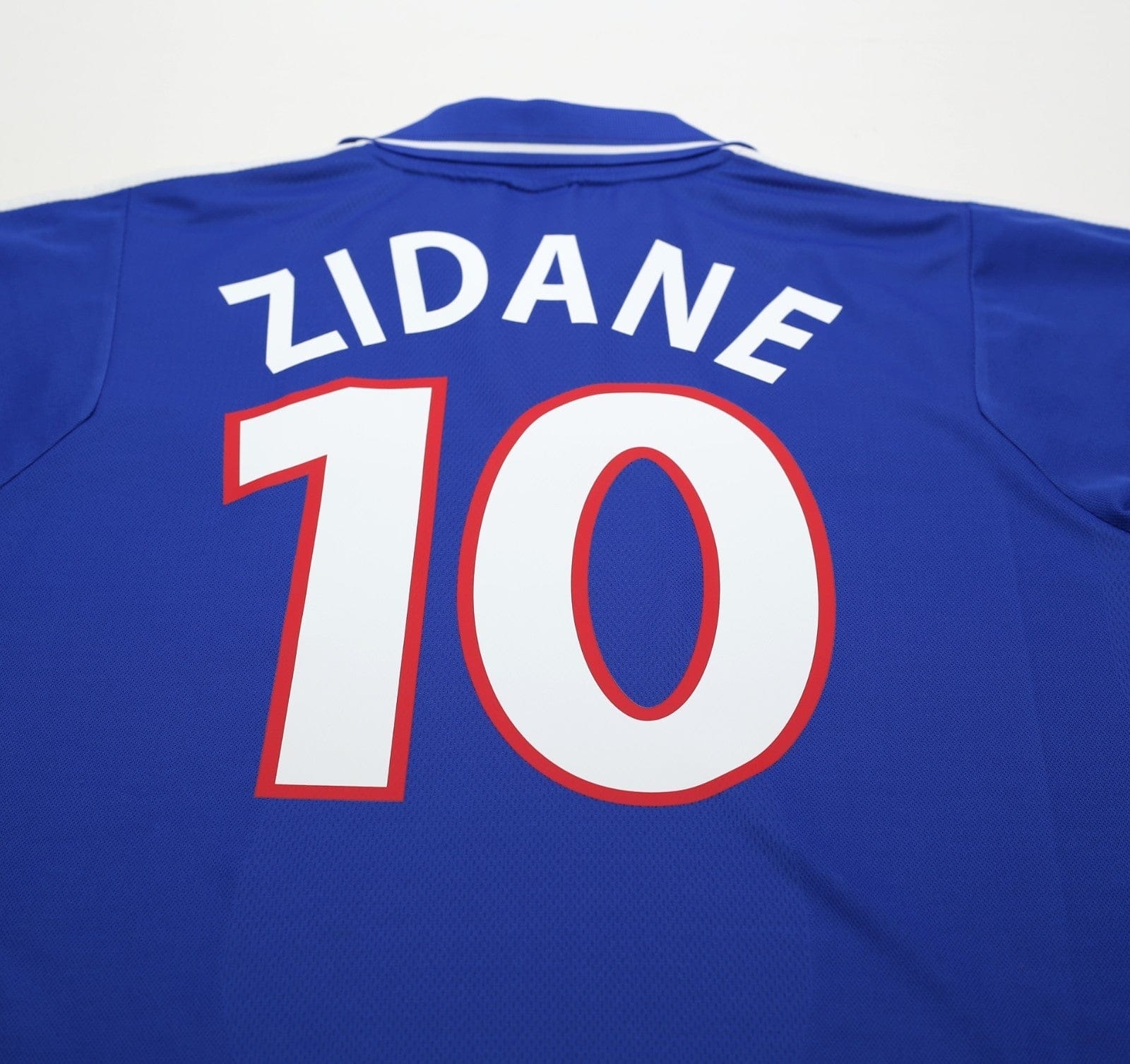 2000/02 ZIDANE #10 France Vintage adidas Home Football Shirt (L) Euro 2000