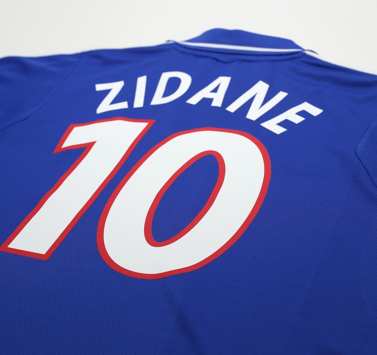 2000/02 ZIDANE #10 France Vintage adidas Home Football Shirt (L) Euro 2000