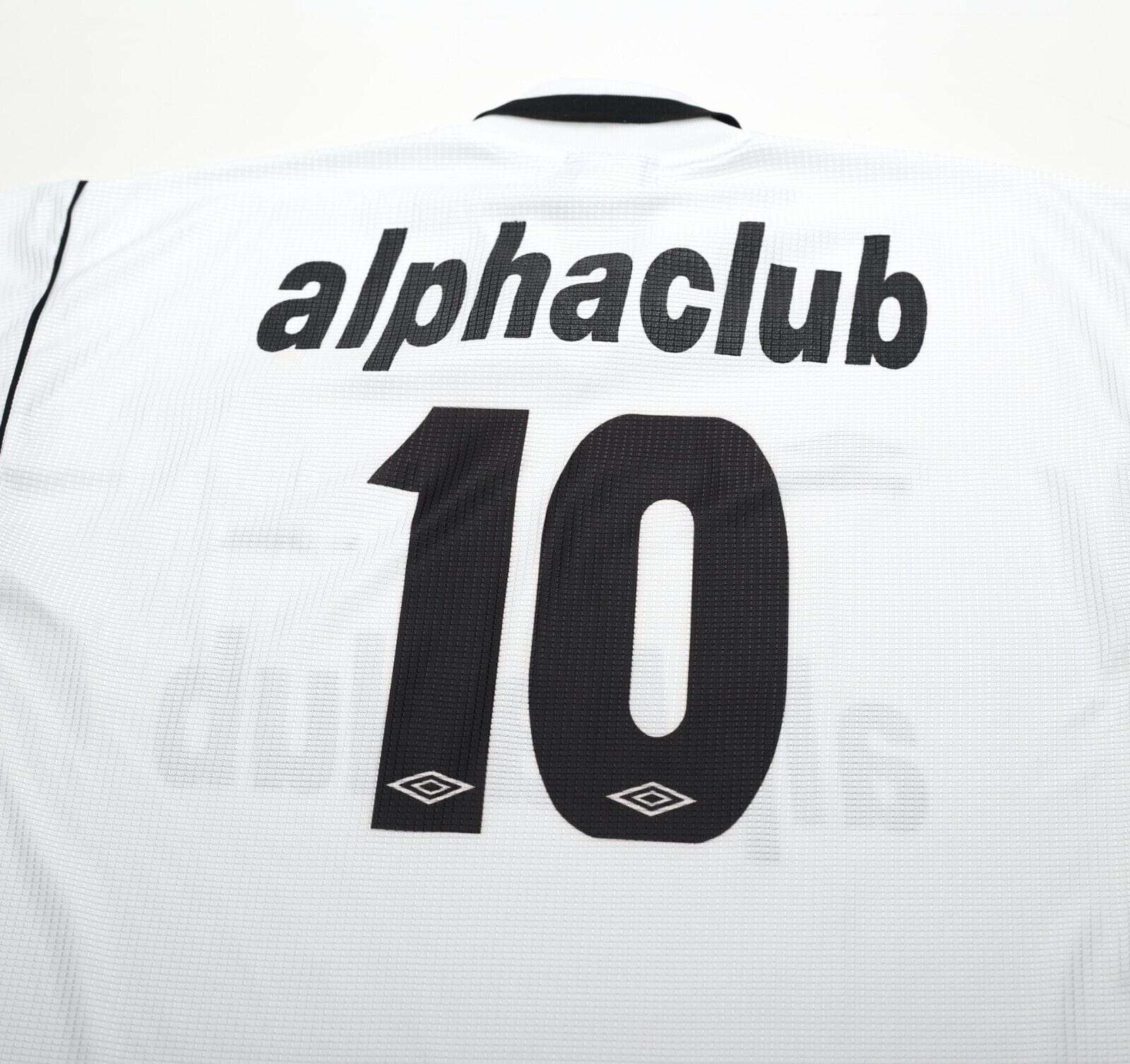 2000 #10 SANTOS Vintage Umbro Home Football Shirt Jersey (S/M)