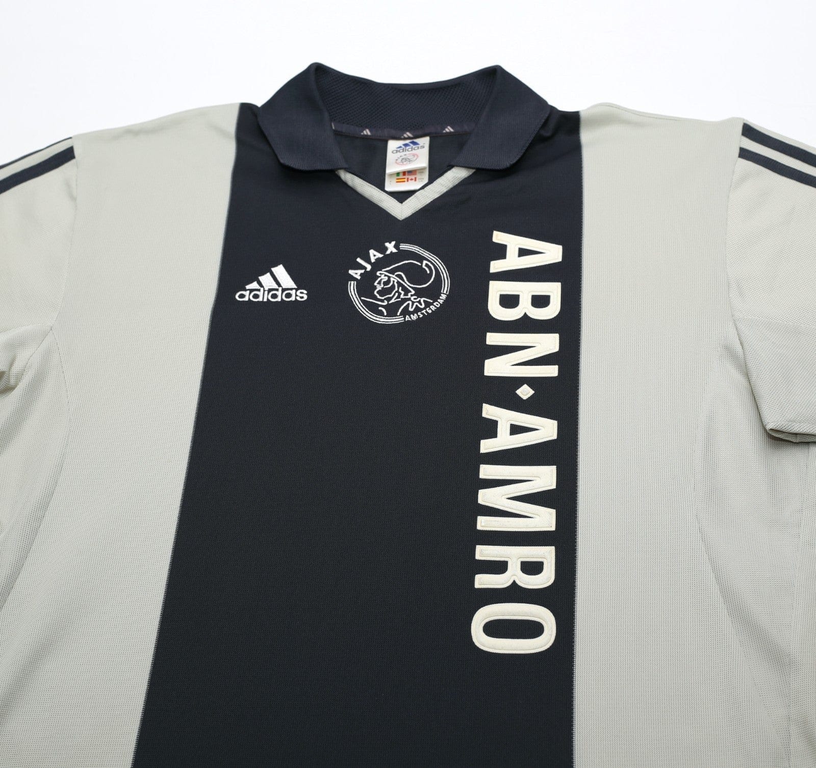 2001/02 AJAX Vintage adidas Away Football Shirt (L)