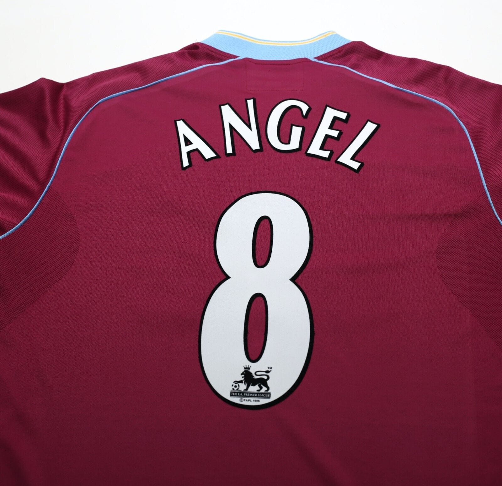 2001/02 ANGEL #8 Aston Villa Vintage Diadora Football Shirt Jersey (S/M) 34/36
