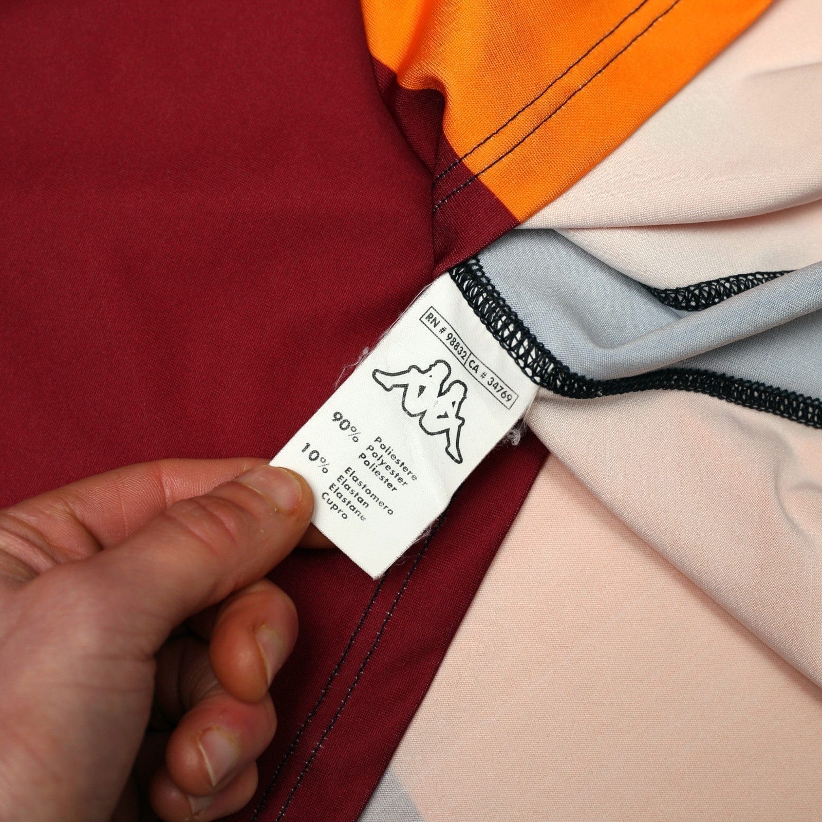 2001/02 AS Roma Vintage Kappa European Football Shirt (M)