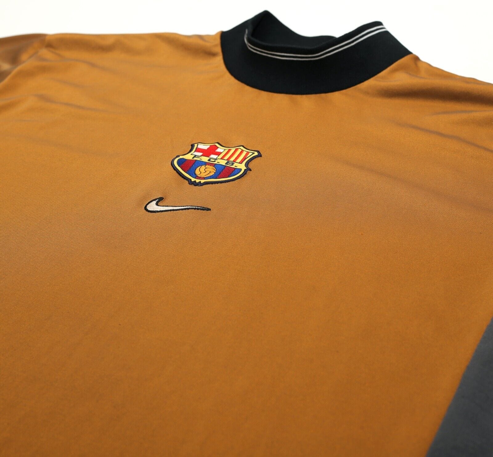 2001/02 BARCELONA Vintage Nike GK Football Shirt (XXXL)