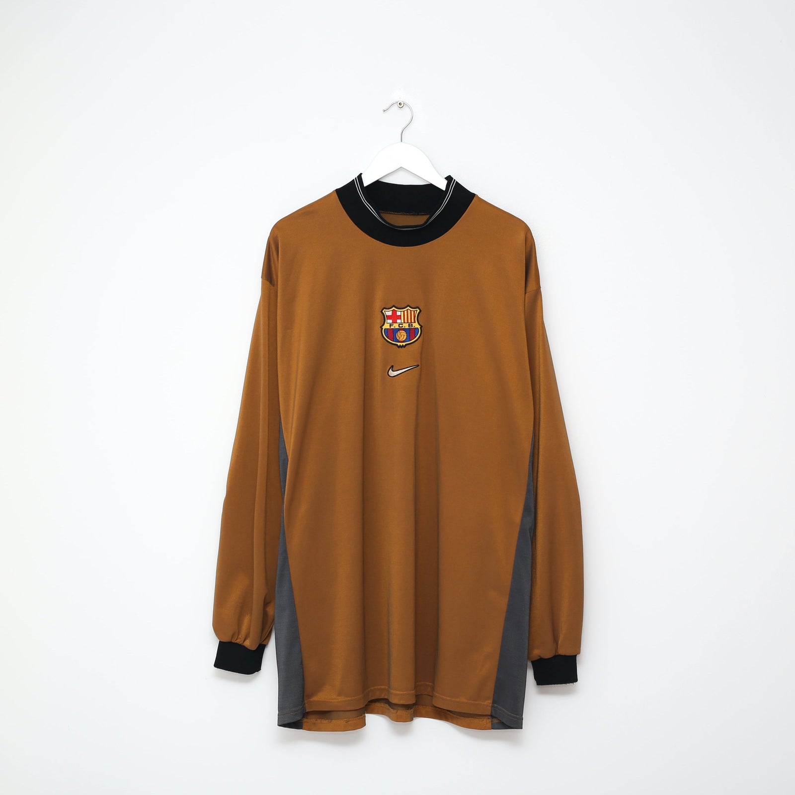 2001/02 BARCELONA Vintage Nike GK Football Shirt (XXXL)