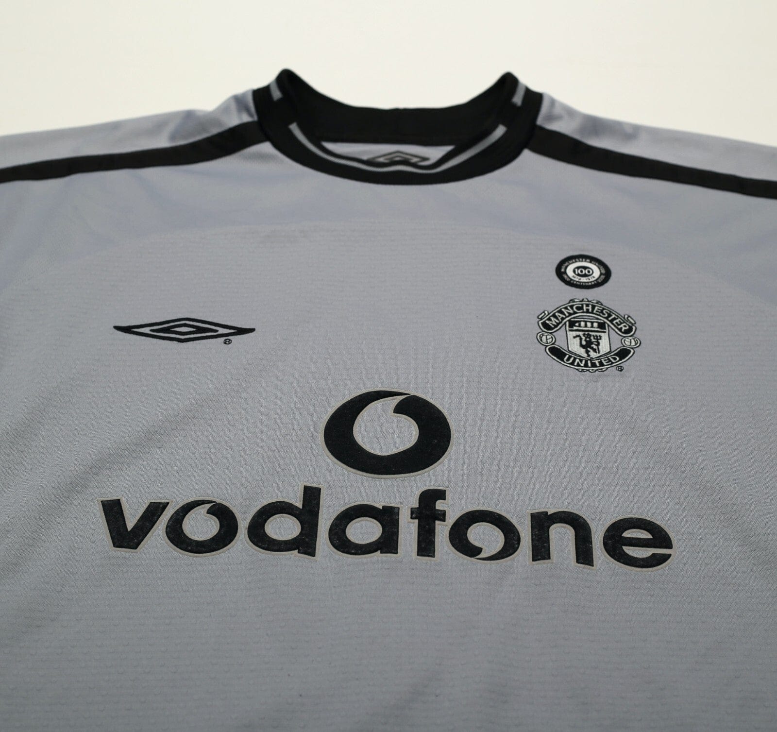 2001/02 BARTHEZ #1 Manchester United Vintage Umbro GK Football Shirt (M)