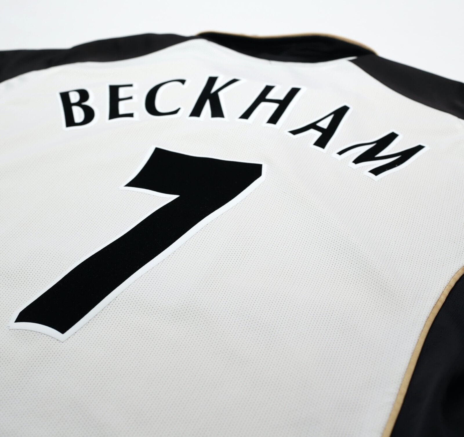 2001/02 BECKHAM #7 Manchester United Umbro Centenary Away Football Shirt (L)