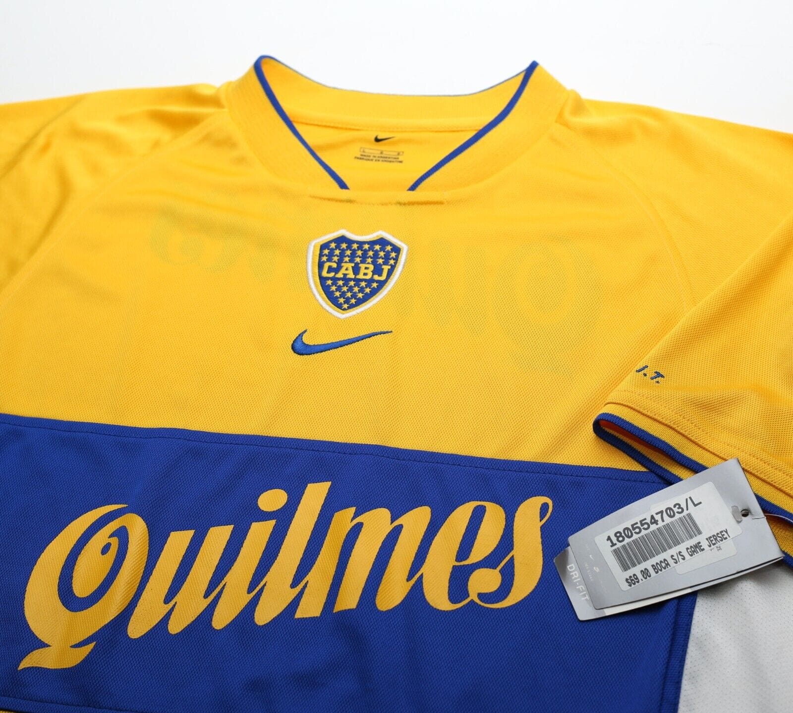 2001/02 BOCA JUNIORS Vintage Nike Away Football Shirt Jersey (L) BNWT
