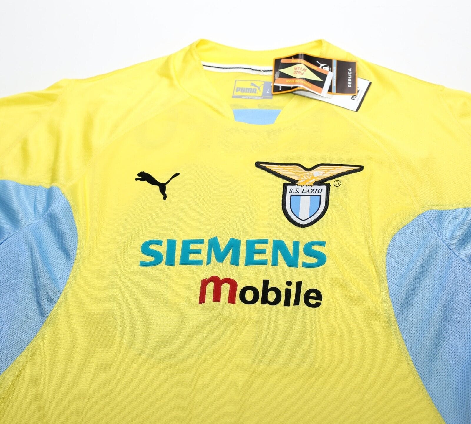 2001/02 CRESPO #10 Lazio Vintage PUMA Away Football Shirt (M/L) BNWT