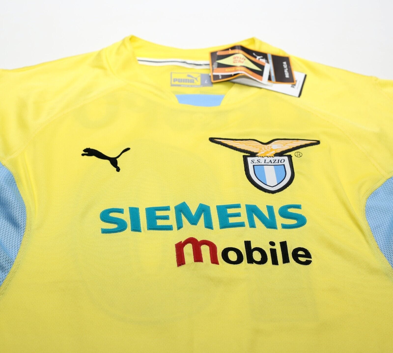 2001/02 CRESPO #10 Lazio Vintage PUMA Away Football Shirt (M/L) BNWT