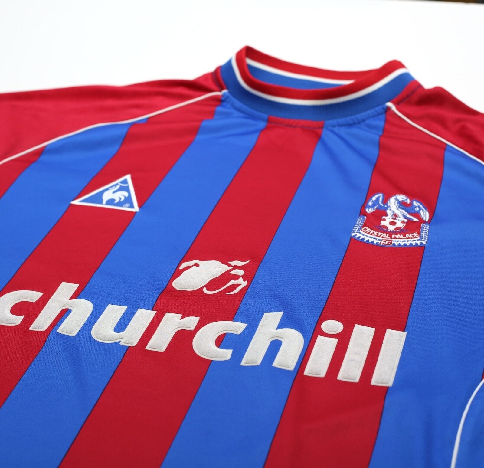 2001/02 CRYSTAL PALACE Vintage le coq sportif Home Football Shirt (L)