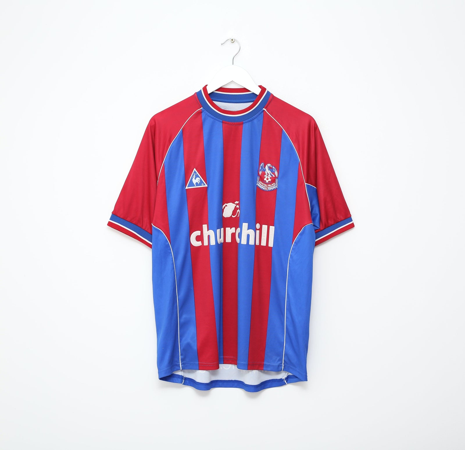 2001/02 CRYSTAL PALACE Vintage le coq sportif Home Football Shirt (L)