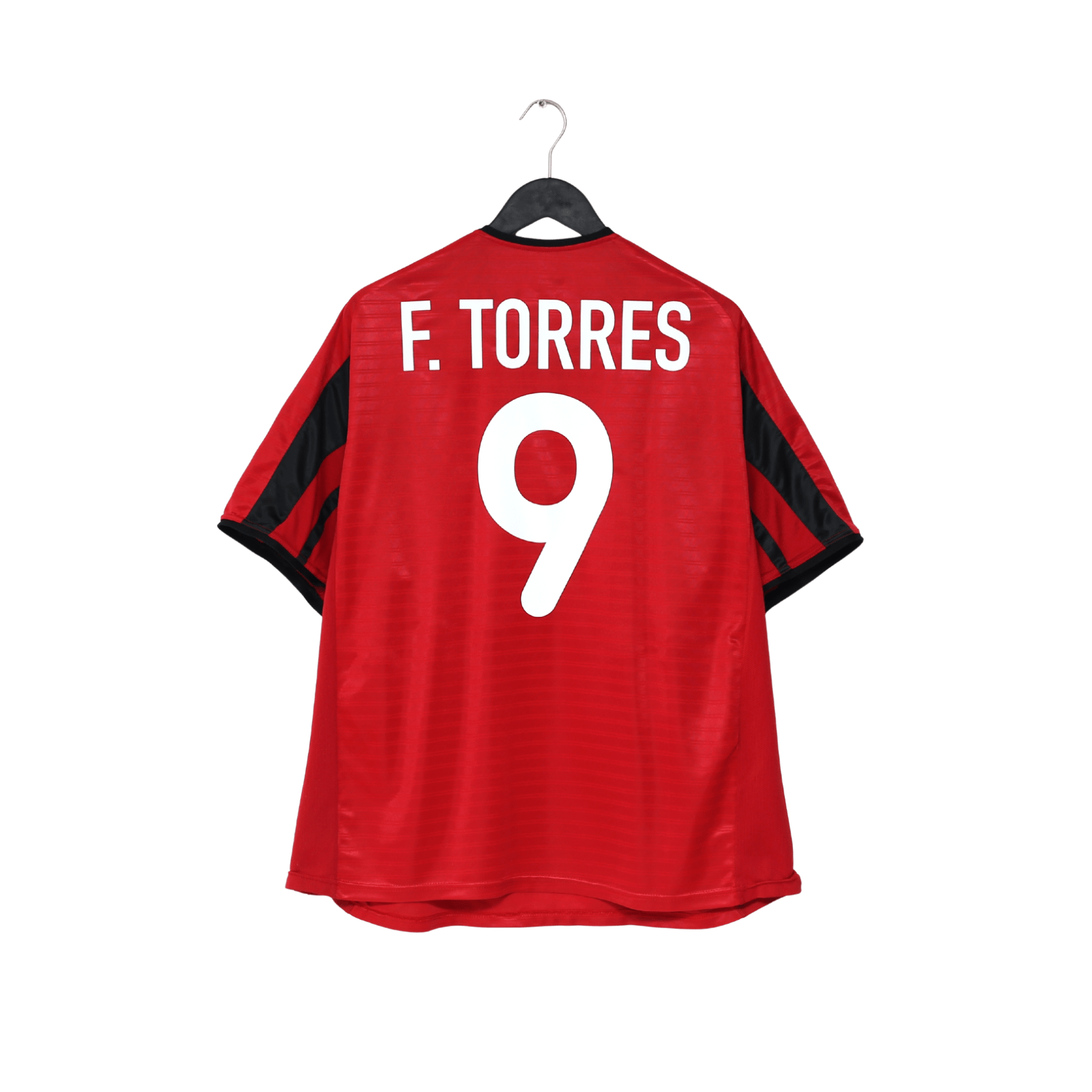 2001/02 F. TORRES #9 Atletico Madrid Vintage Nike Away Football Shirt (XL)
