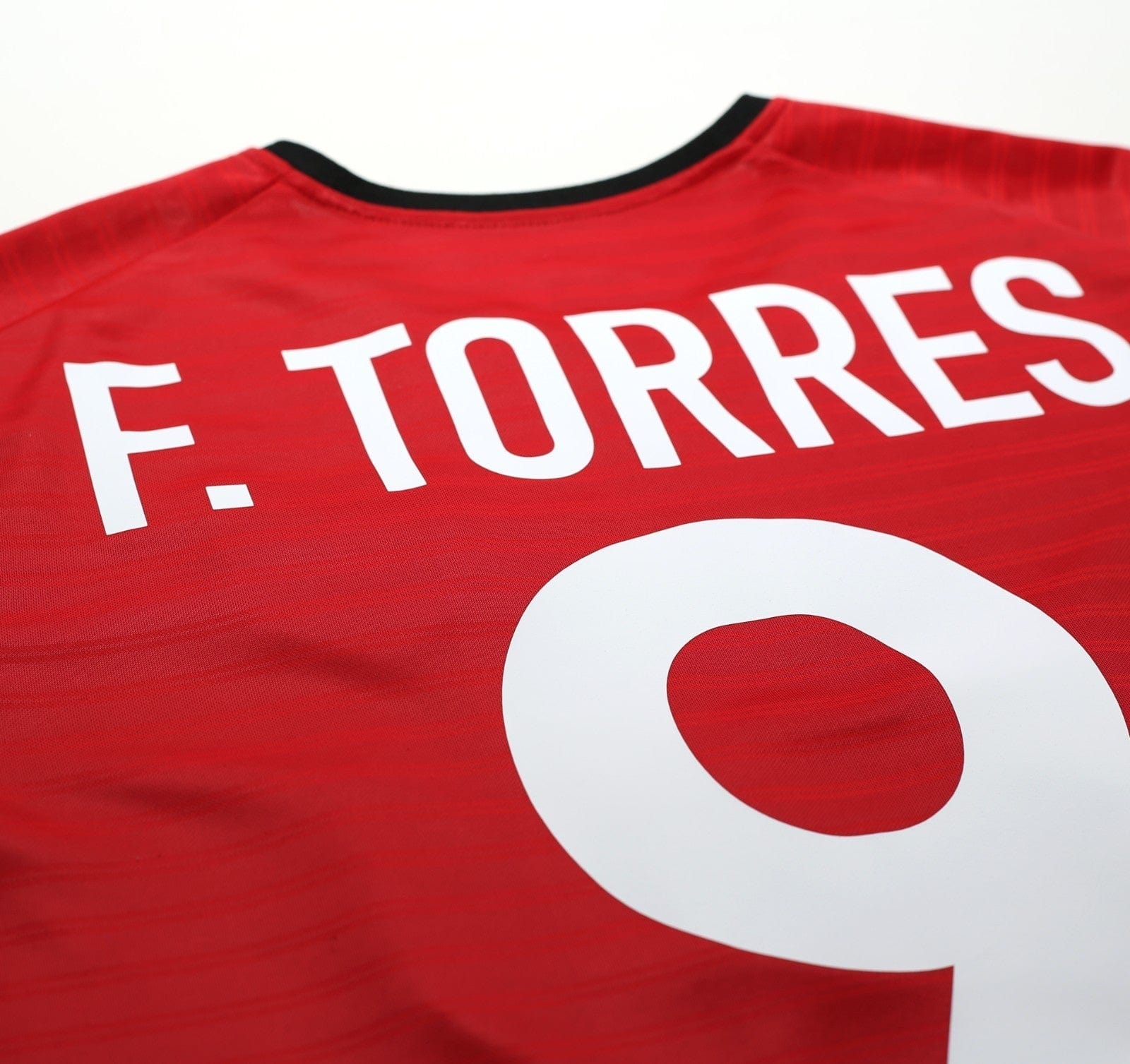 2001/02 F. TORRES #9 Atletico Madrid Vintage Nike Away Football Shirt (XL)