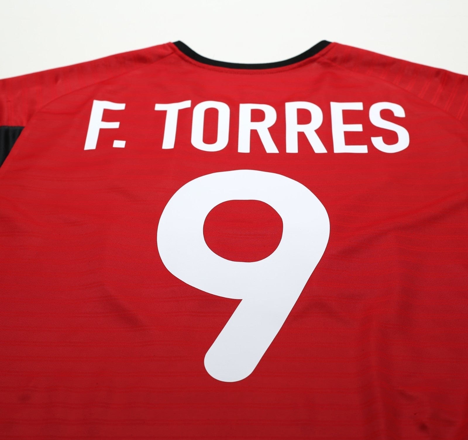 2001/02 F. TORRES #9 Atletico Madrid Vintage Nike Away Football Shirt (XL)