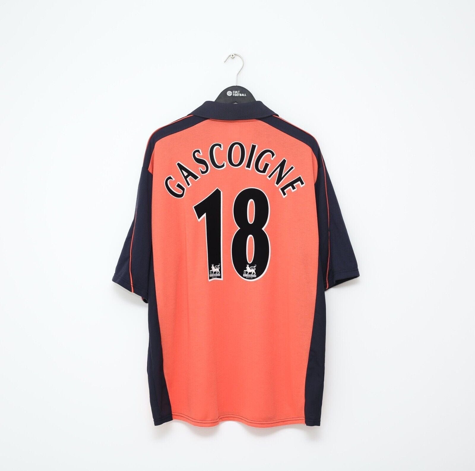 2001/02 GASCOIGNE #18 Everton Vintage PUMA Third Football Shirt (XL) England