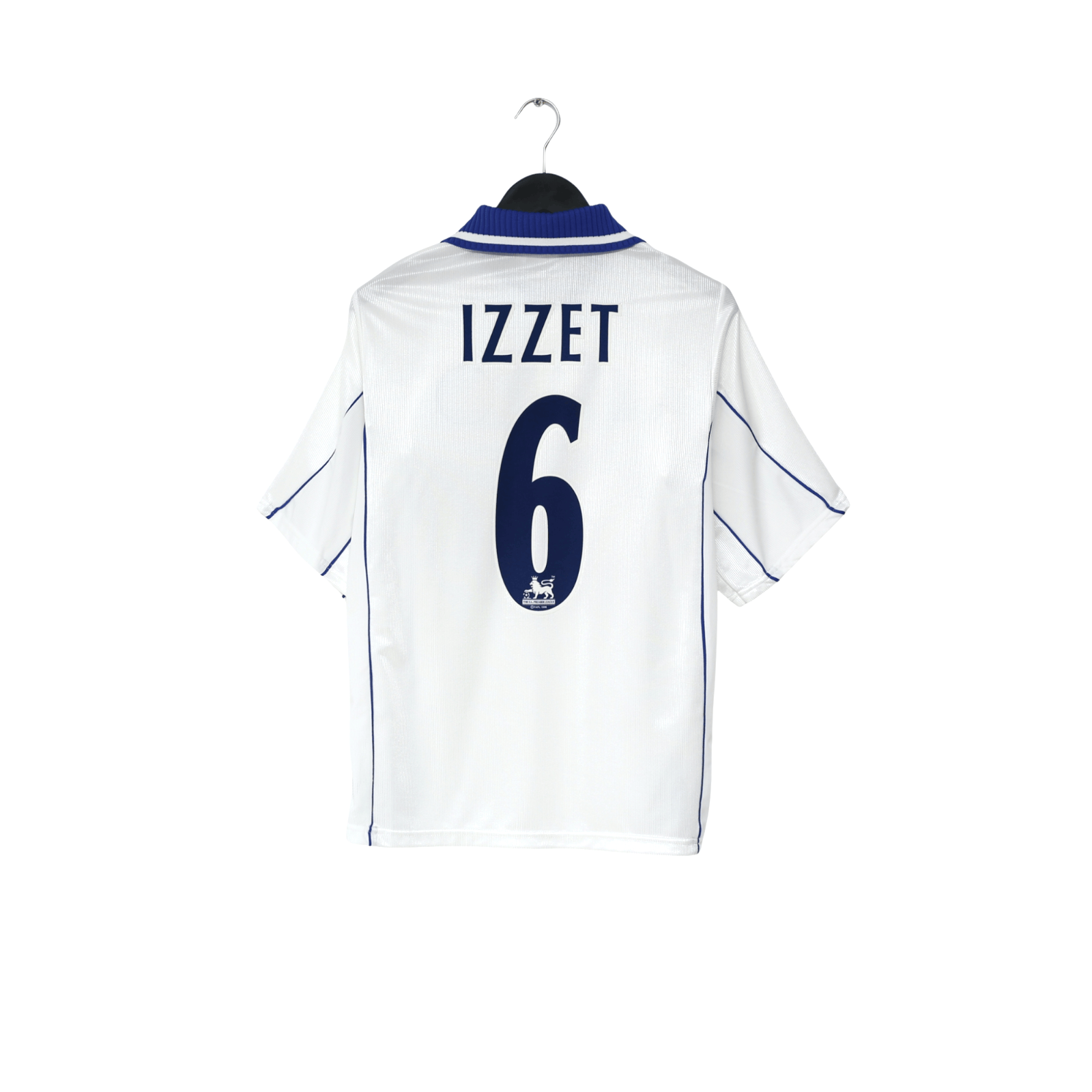 2001/02 Izzet #6 Leicester City Vintage LCS Away Football Shirt (M)